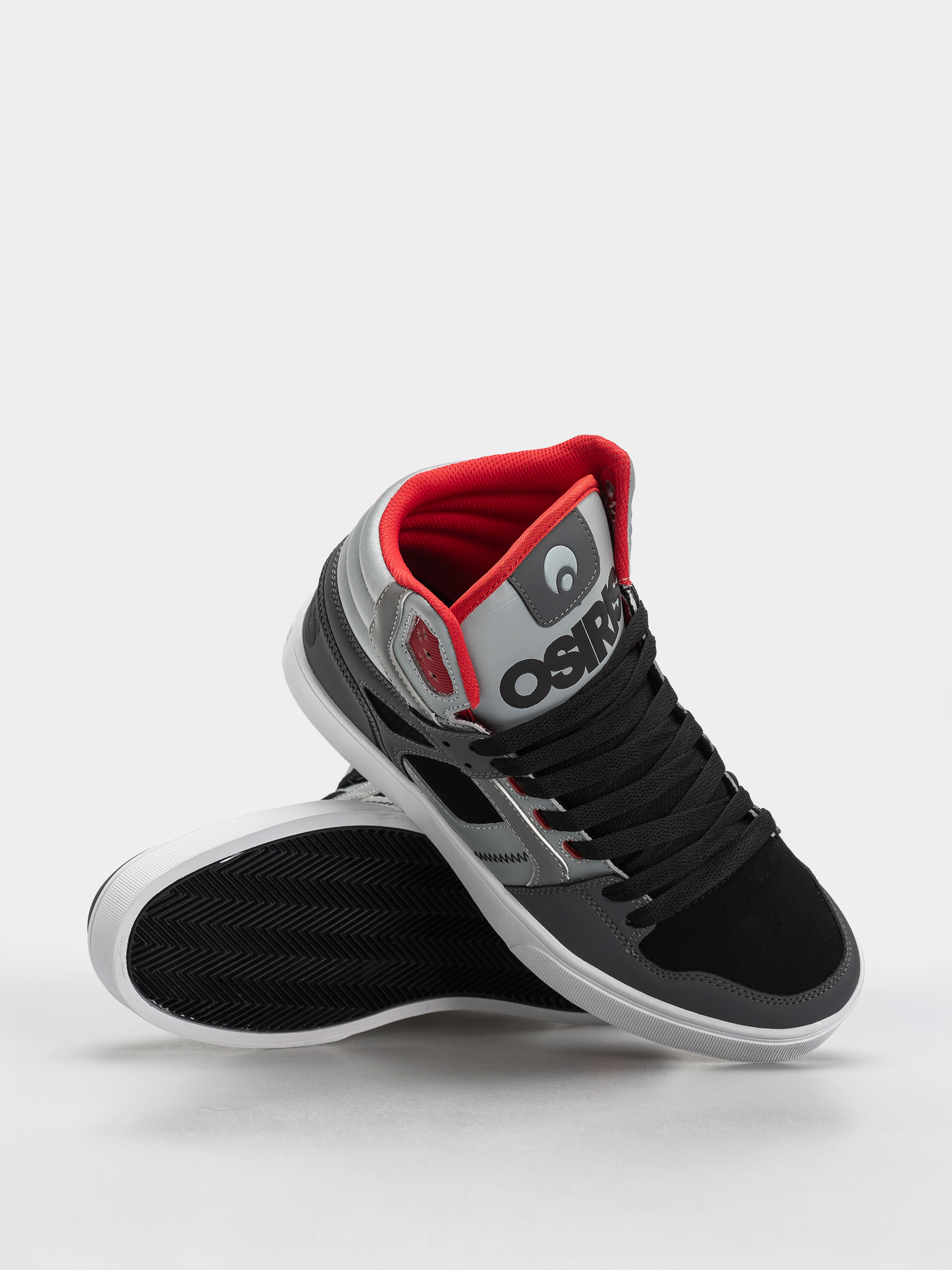 Pantofi Osiris Clone (black/grey/red)
