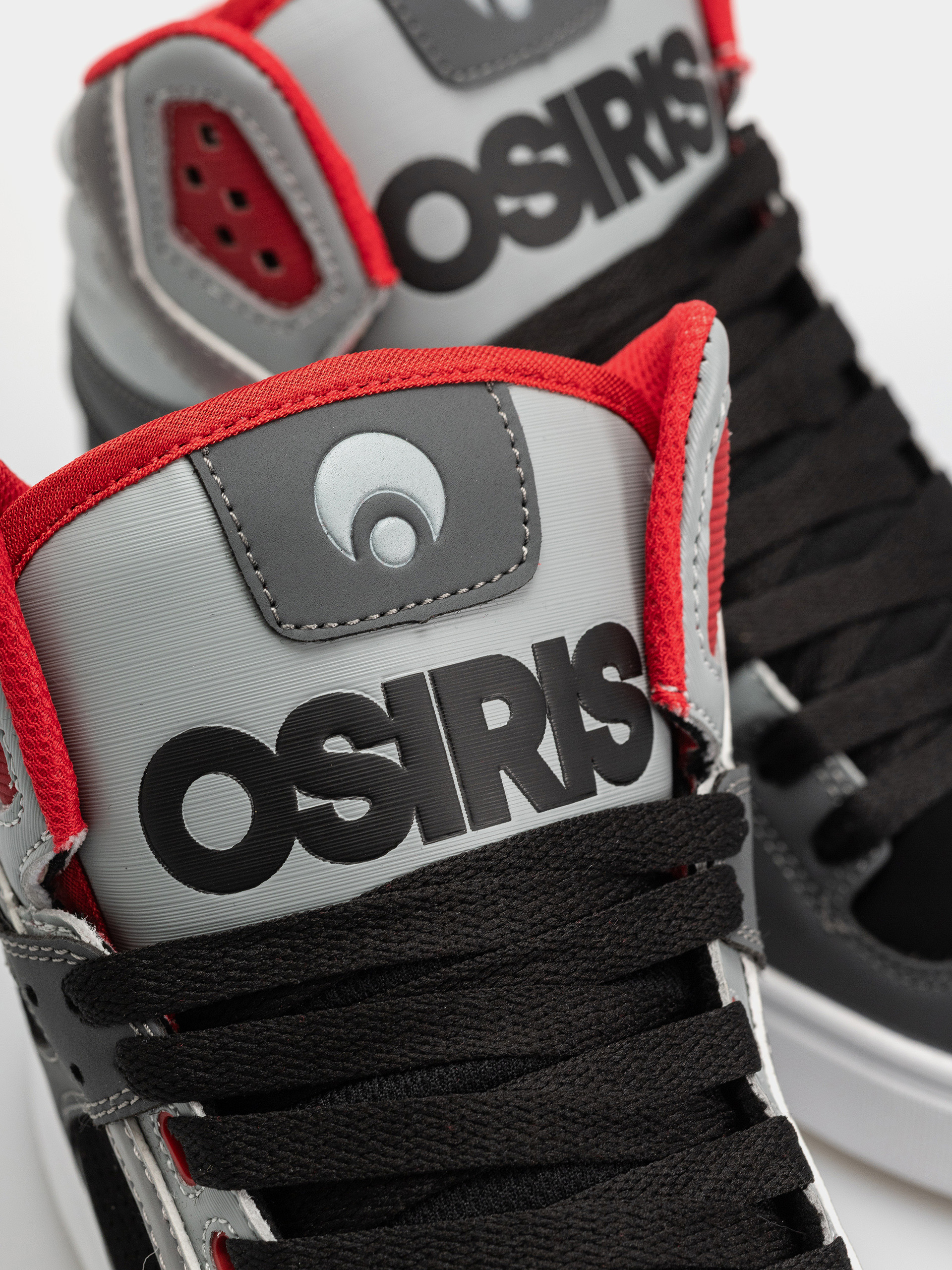 Pantofi Osiris Clone (black/grey/red)