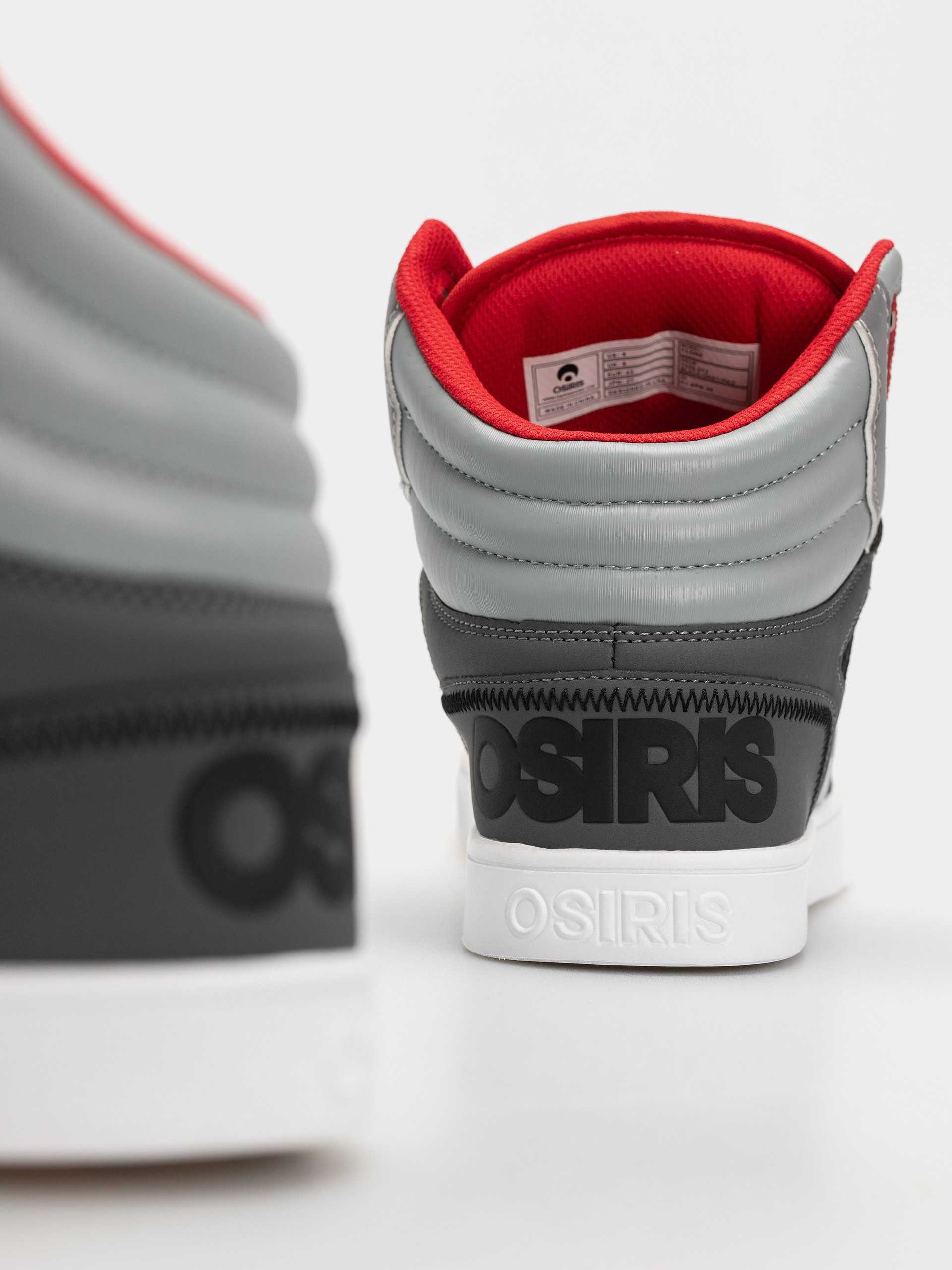 Pantofi Osiris Clone (black/grey/red)