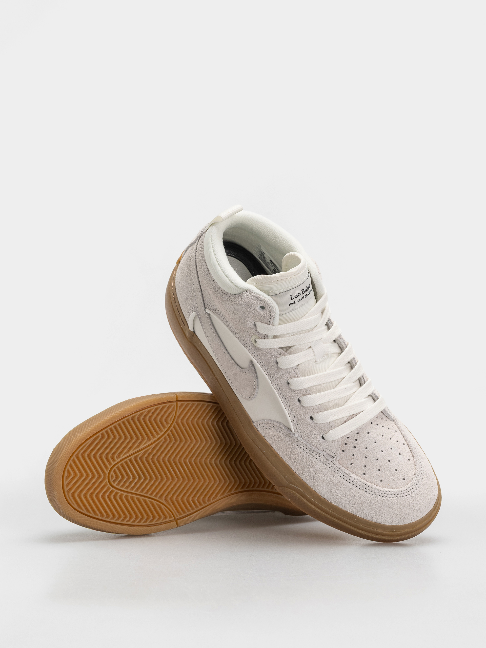 Pantofi Nike SB React Leo (sail/sail/sail/gum light brown)