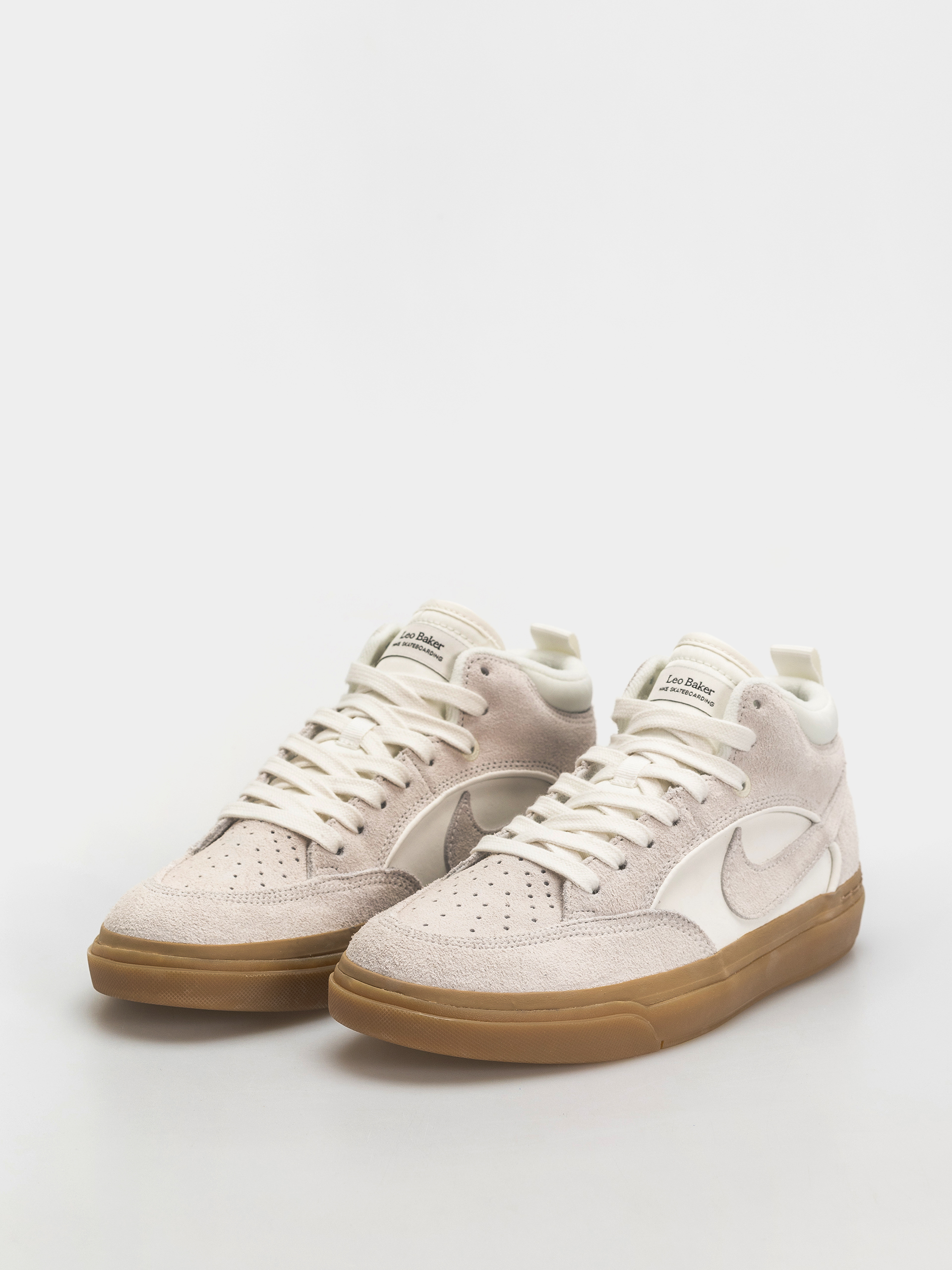 Pantofi Nike SB React Leo (sail/sail/sail/gum light brown)