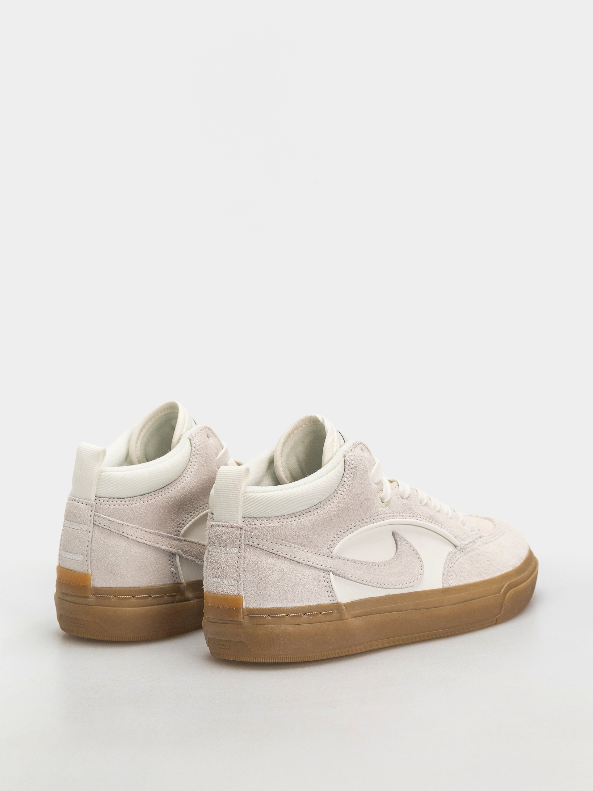 Pantofi Nike SB React Leo (sail/sail/sail/gum light brown)