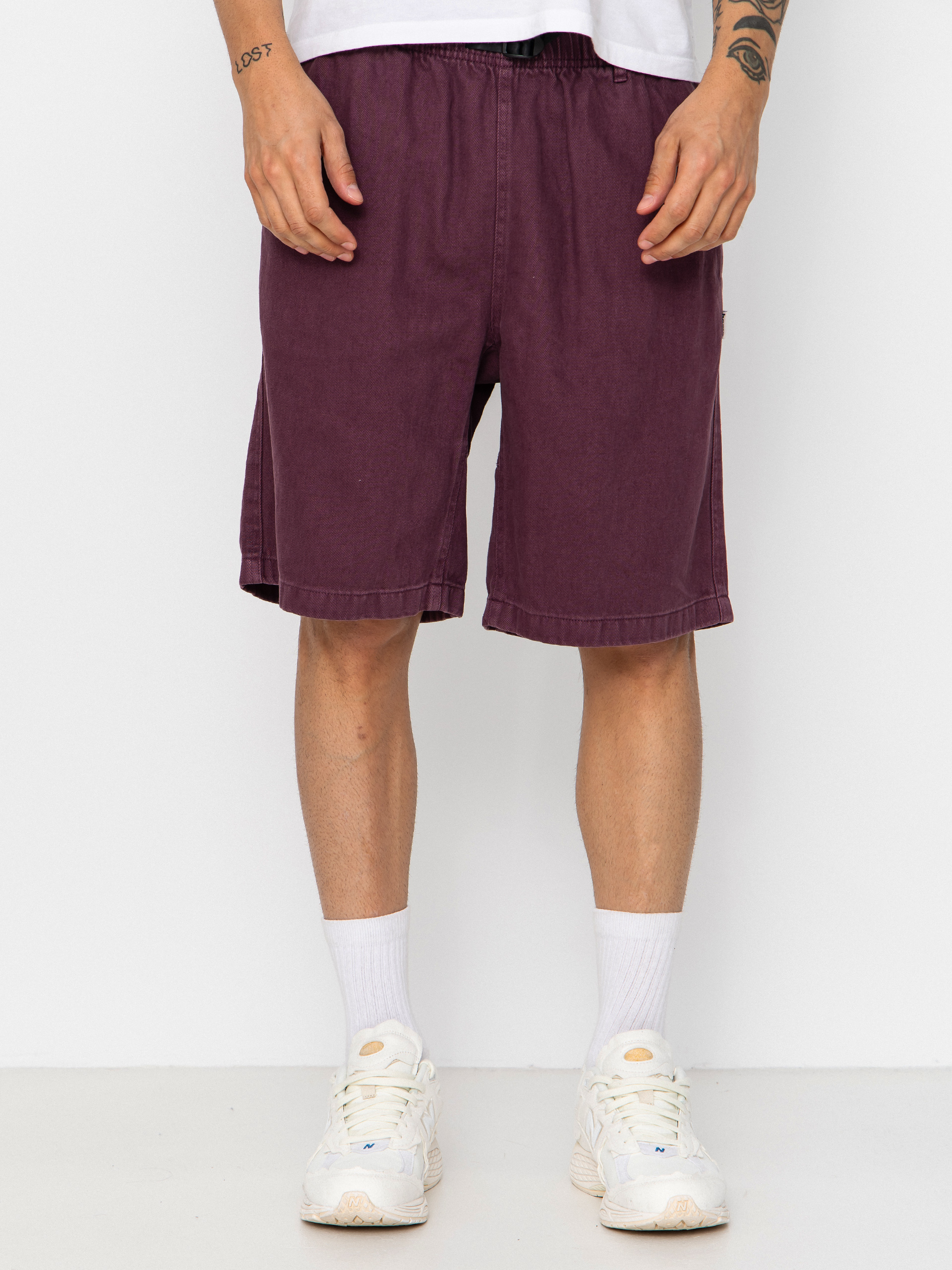Pantaloni scuru021bi Gramicci Hemp G-Short (deep grape)