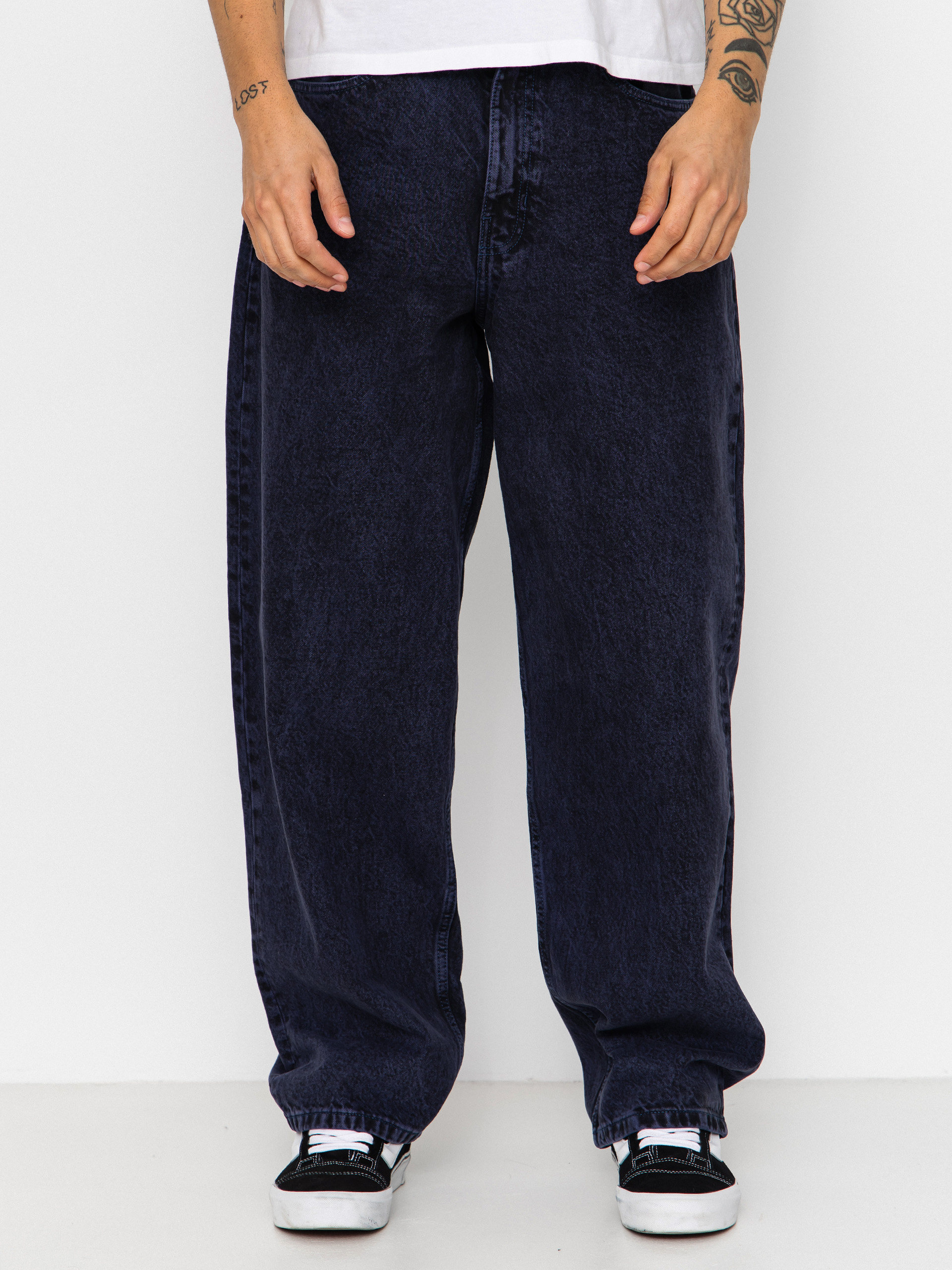 Pantaloni Vans Check 5 Baggy Acid Overdyed Denim (deep indigo)