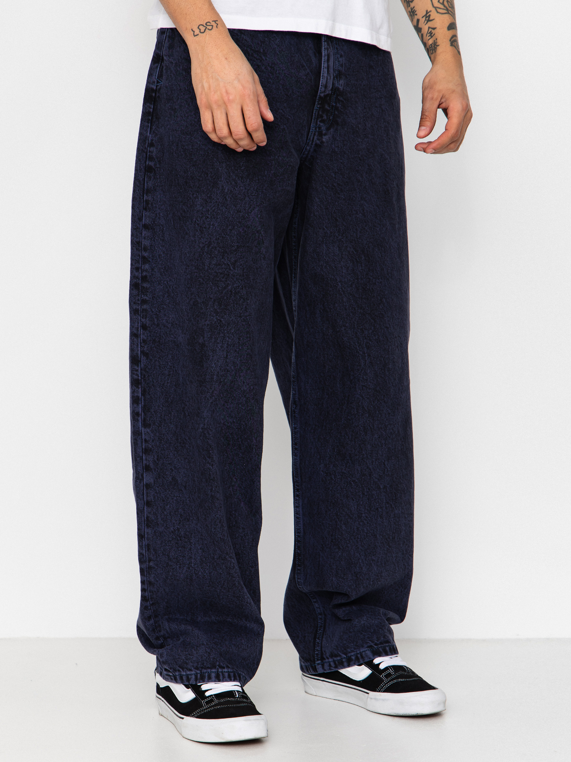 Pantaloni Vans Check 5 Baggy Acid Overdyed Denim (deep indigo)