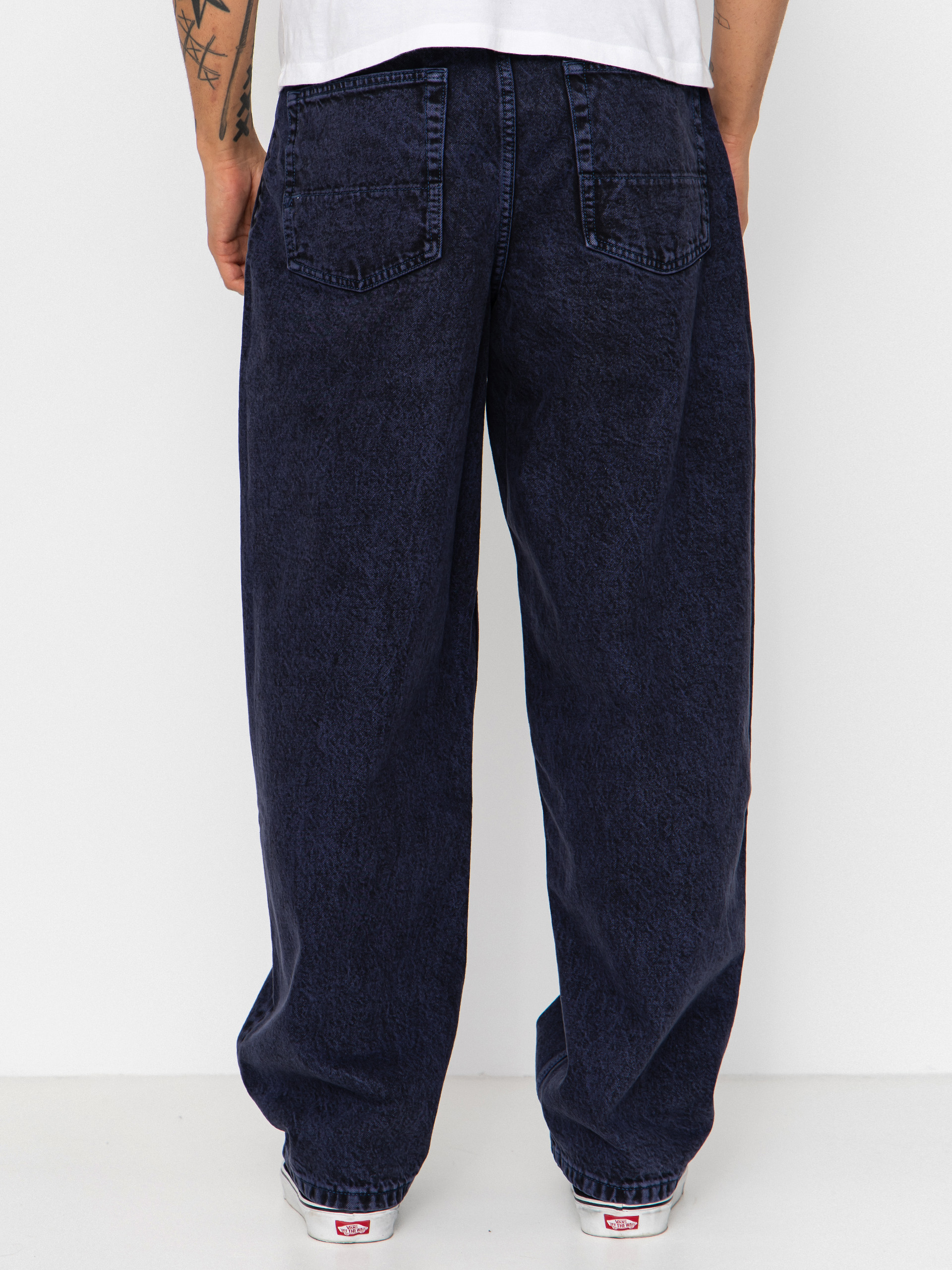Pantaloni Vans Check 5 Baggy Acid Overdyed Denim (deep indigo)