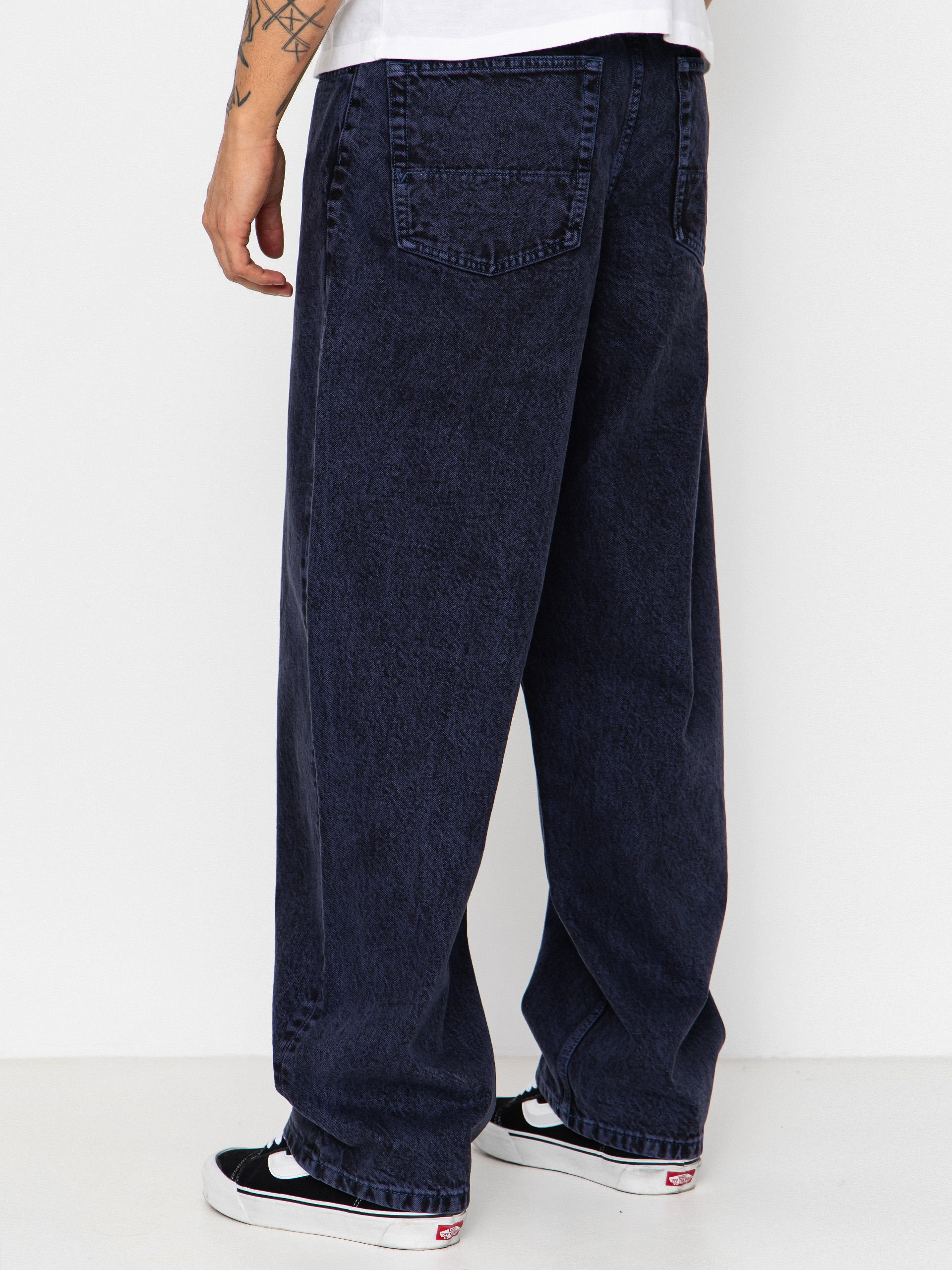Pantaloni Vans Check 5 Baggy Acid Overdyed Denim (deep indigo)