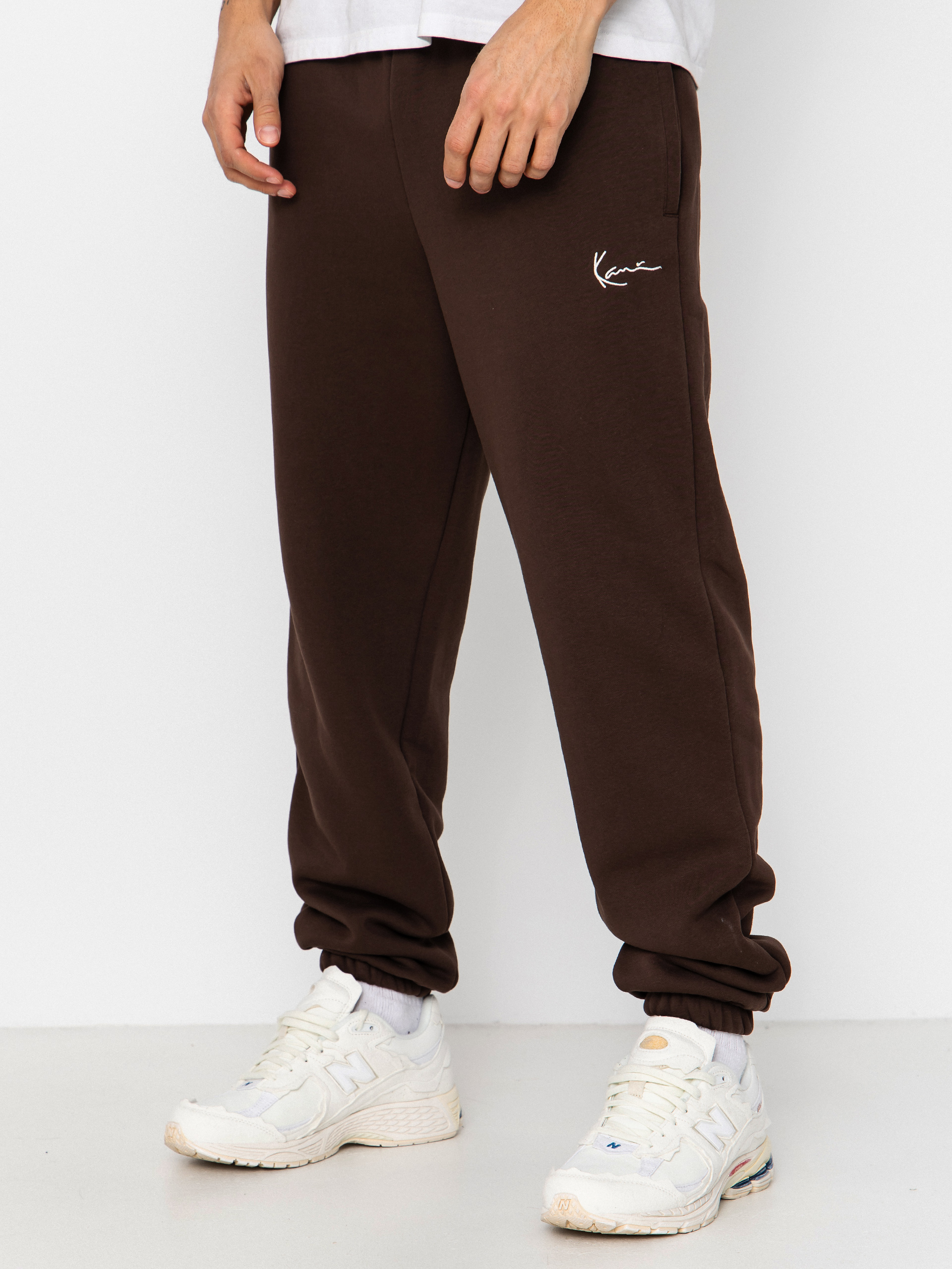 Pantaloni Karl Kani Small Signature Essential Baggy (brown)
