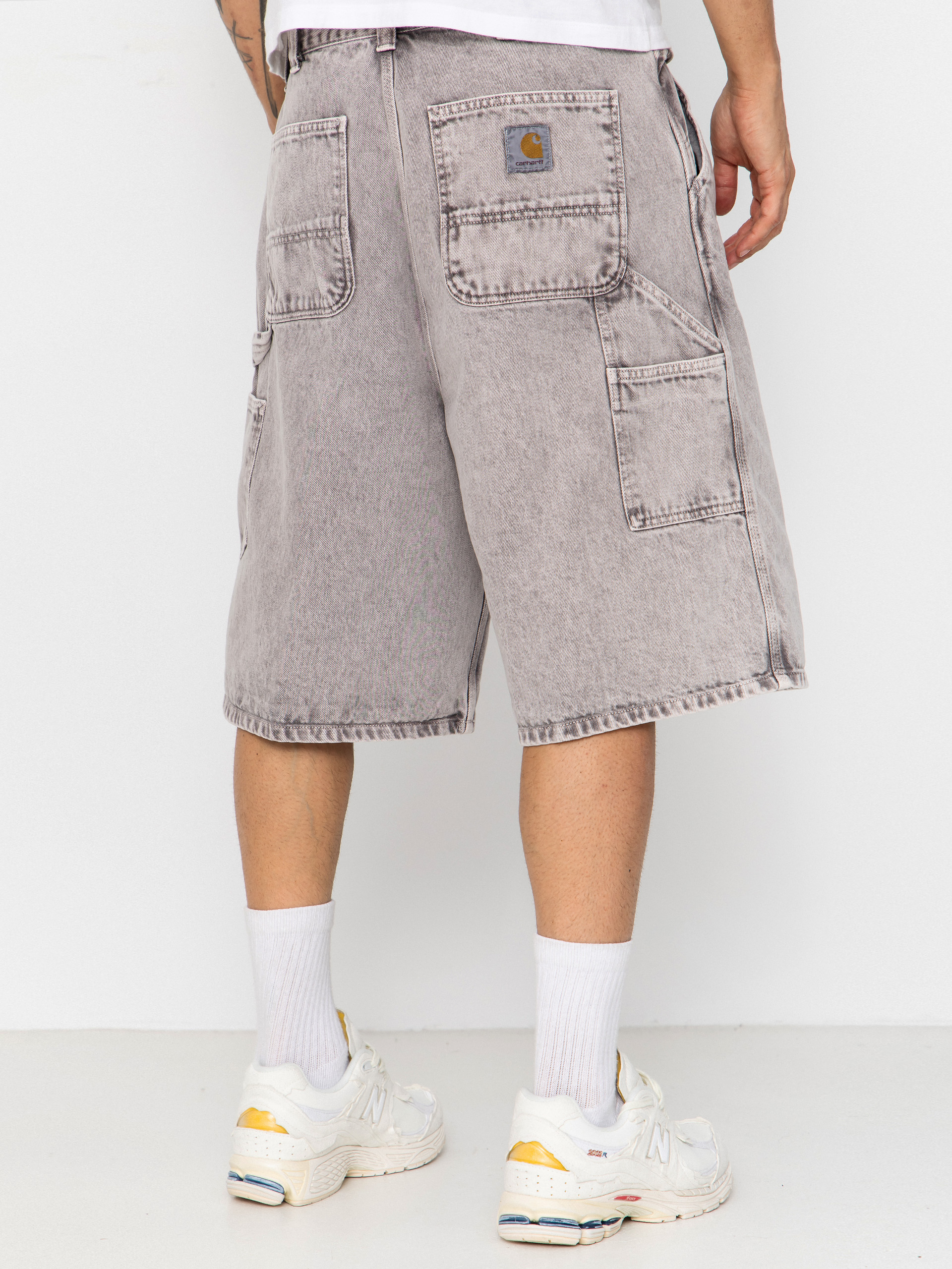 Pantaloni scurți Carhartt WIP OG Single Knee (shale chalk wash)