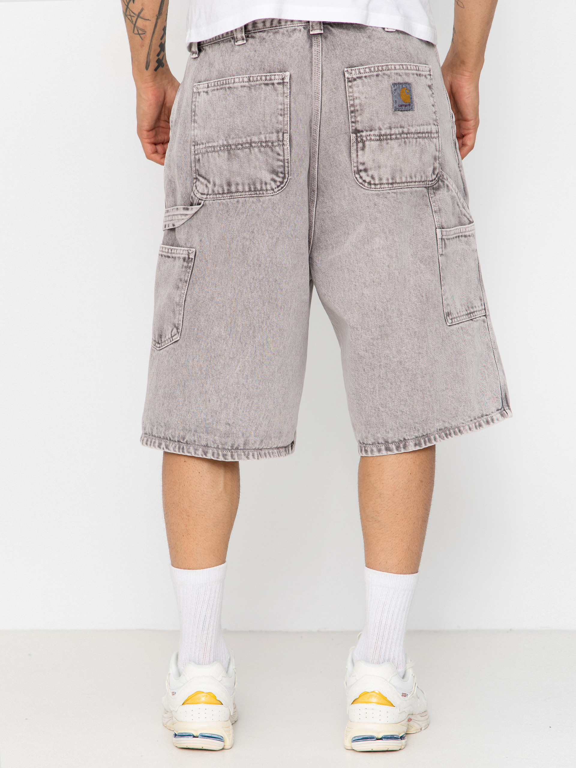 Pantaloni scurți Carhartt WIP OG Single Knee (shale chalk wash)