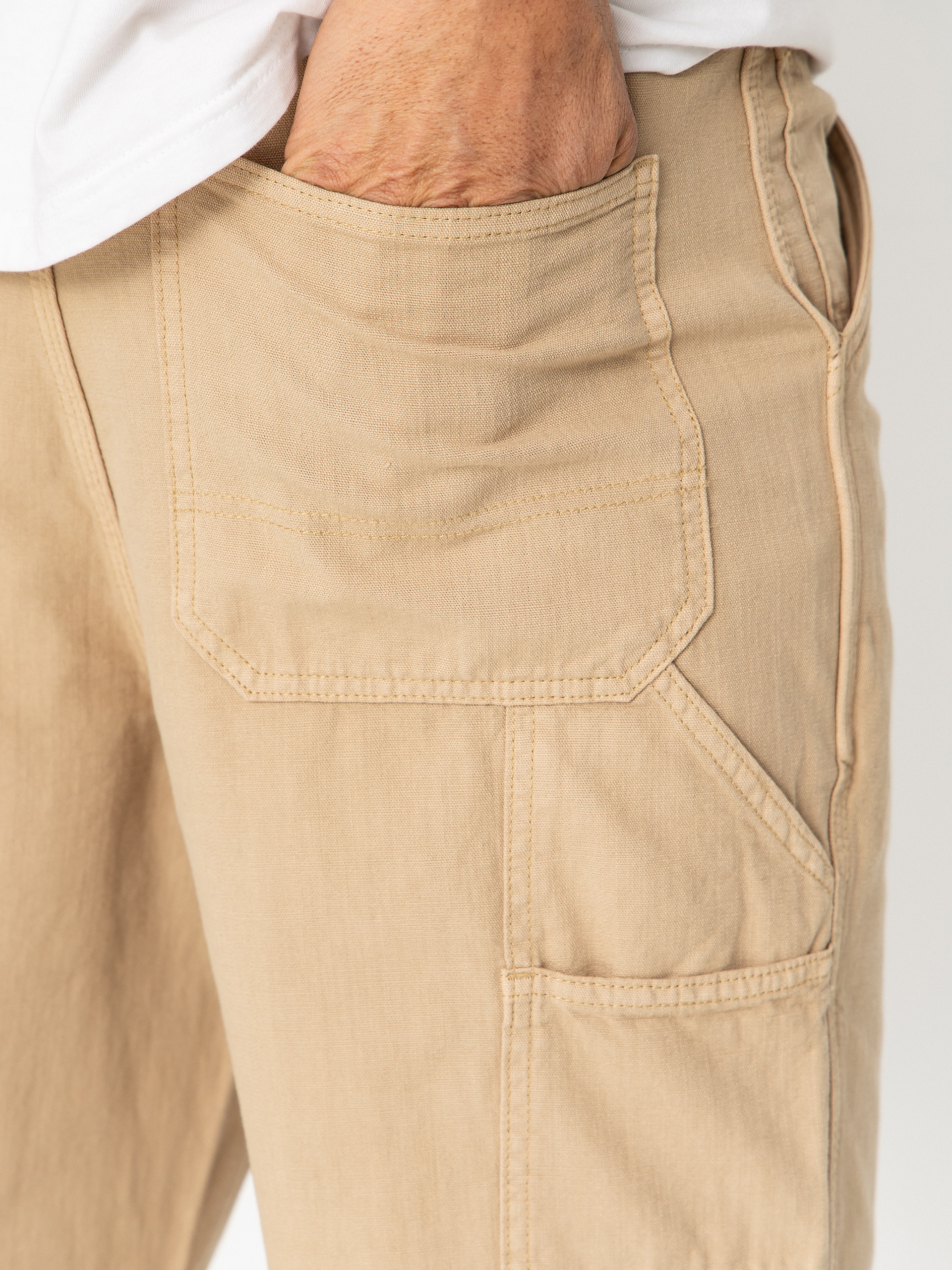 Pantaloni Deus Ex Machina Big Fella Chambray (safari)