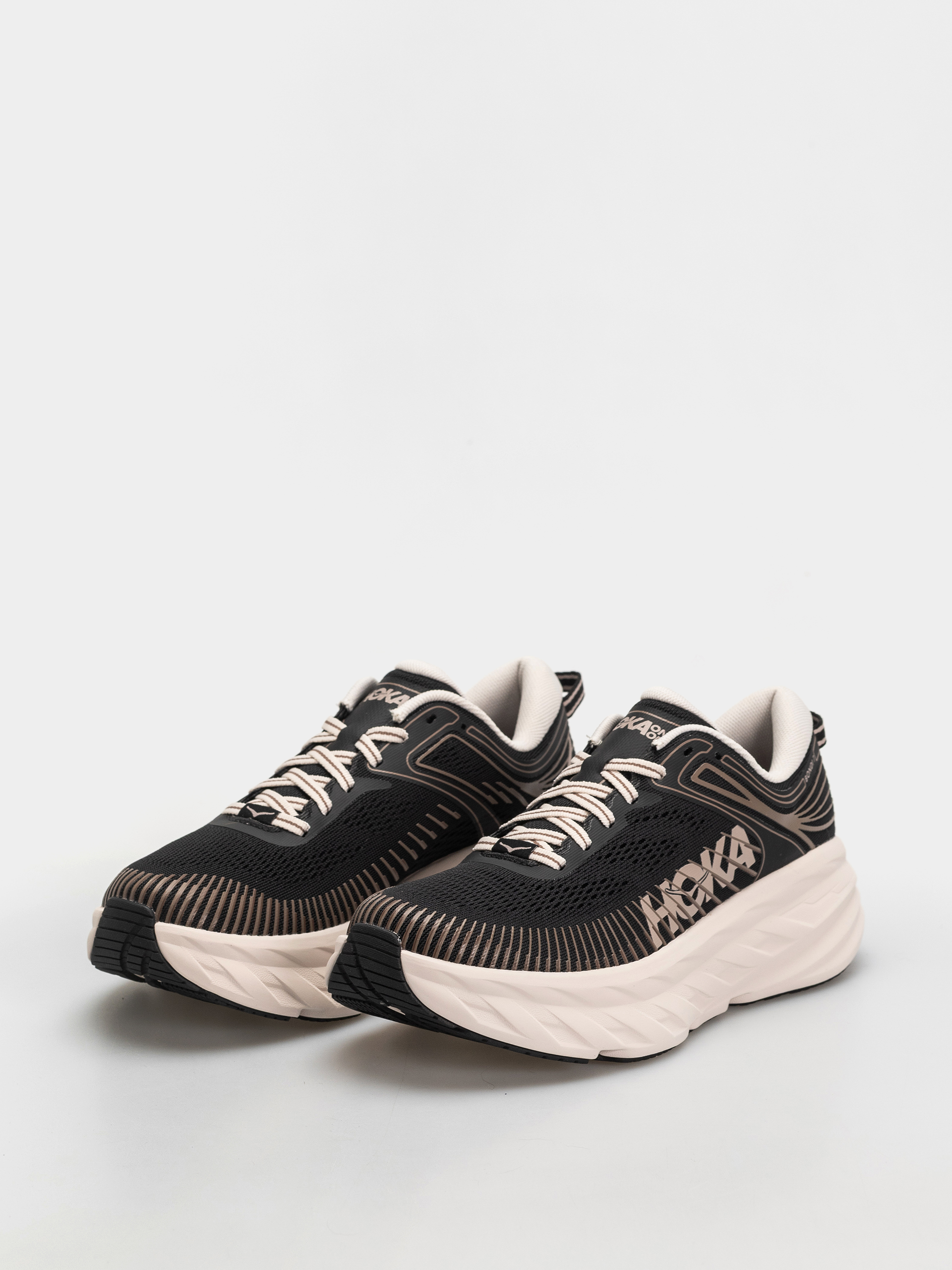 Pantofi Hoka Bondi 7 Wmn (black/rose cream)