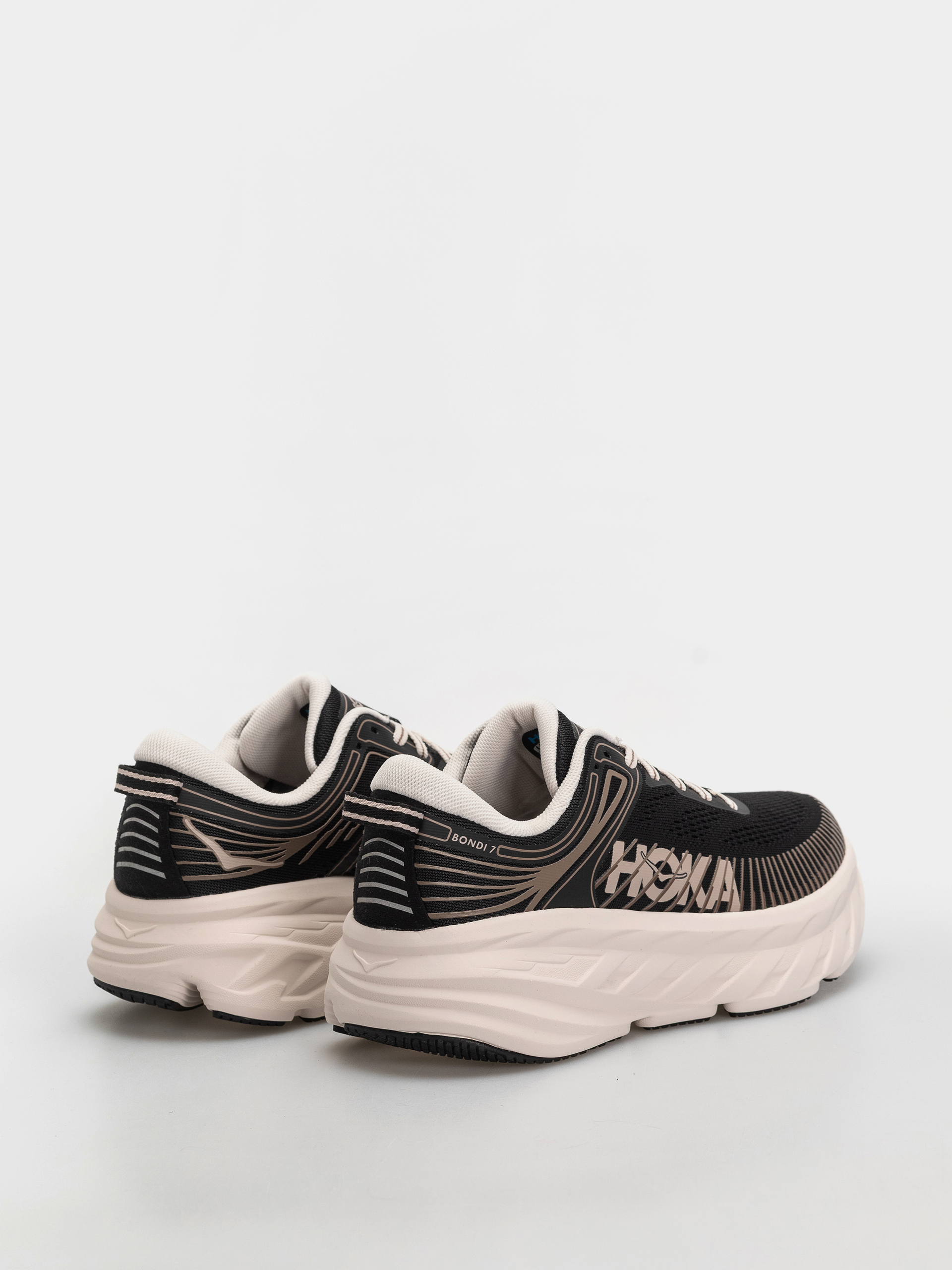 Pantofi Hoka Bondi 7 Wmn (black/rose cream)