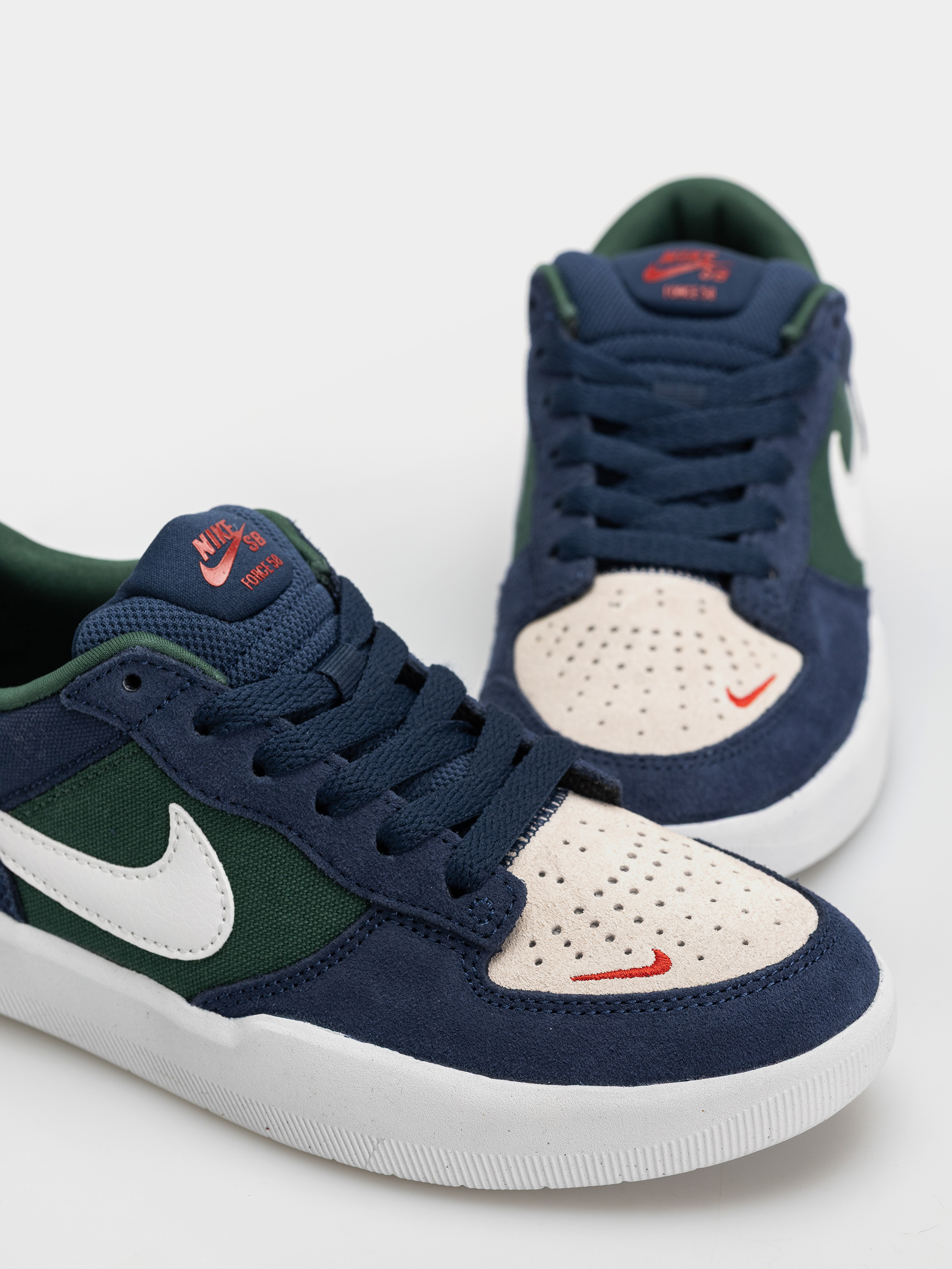 Pantofi Nike SB Force 58 (navy/summit white/noble green/white)