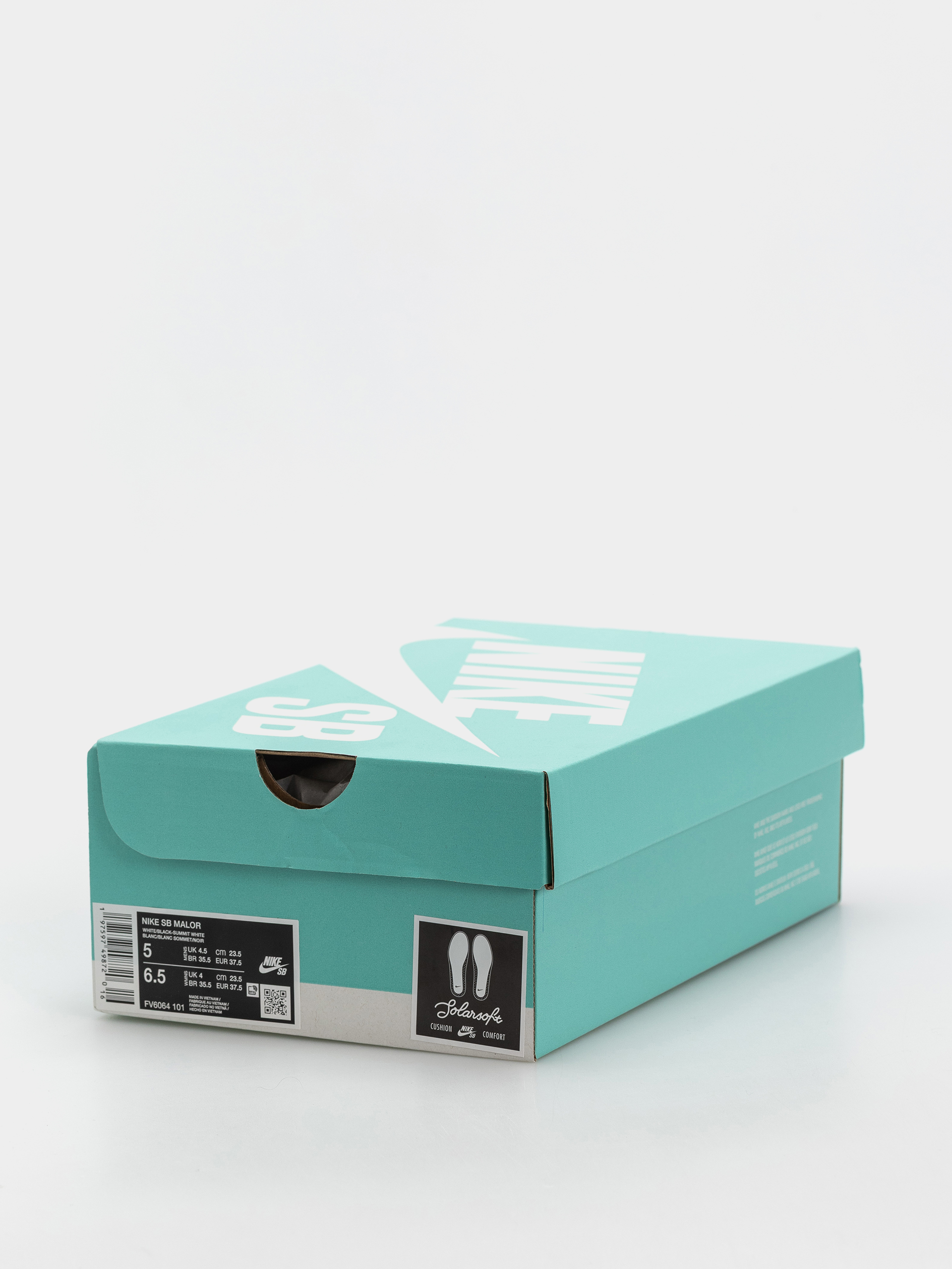 Pantofi Nike SB Malor (white/black/summit white/gum light brown)