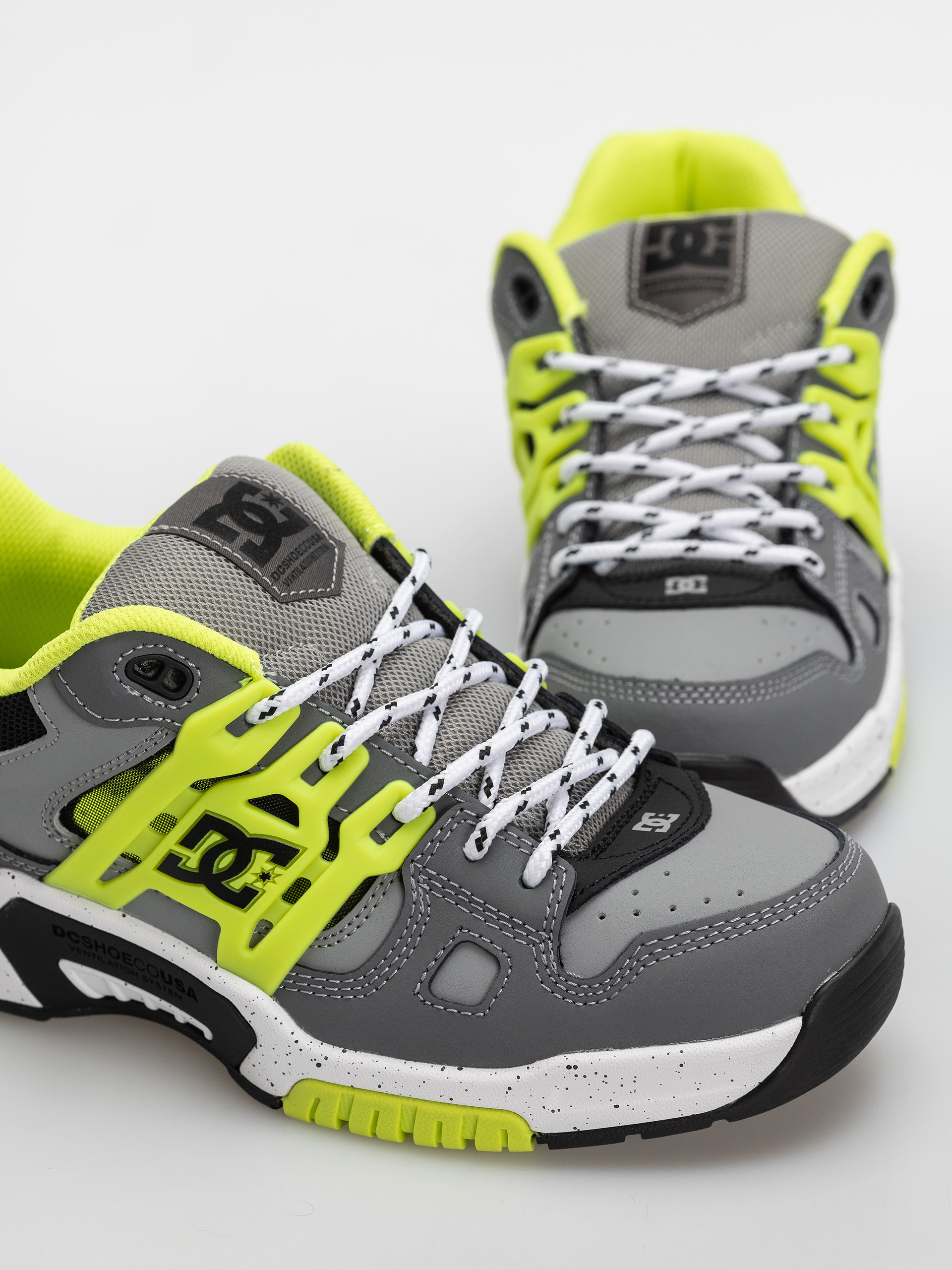 Pantofi DC At 2 (grey/black/lime)