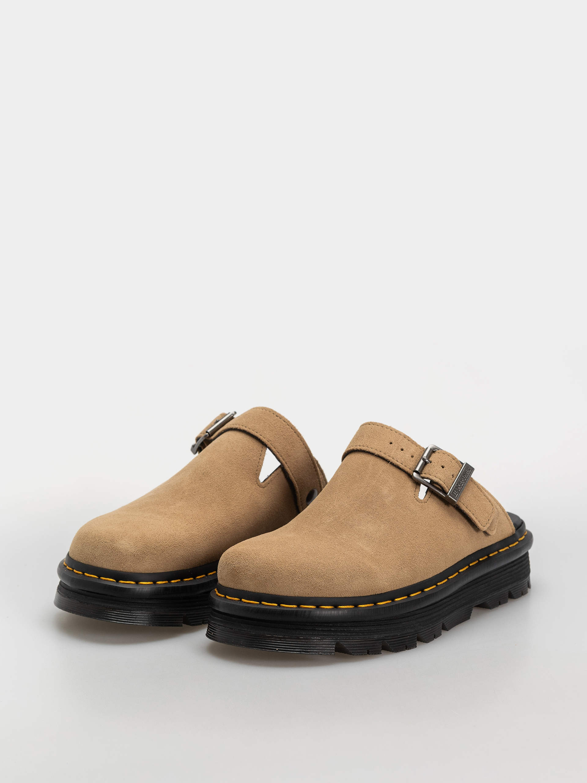 Pantofi Dr. Martens ZebZag Mule (savannah tan suede)