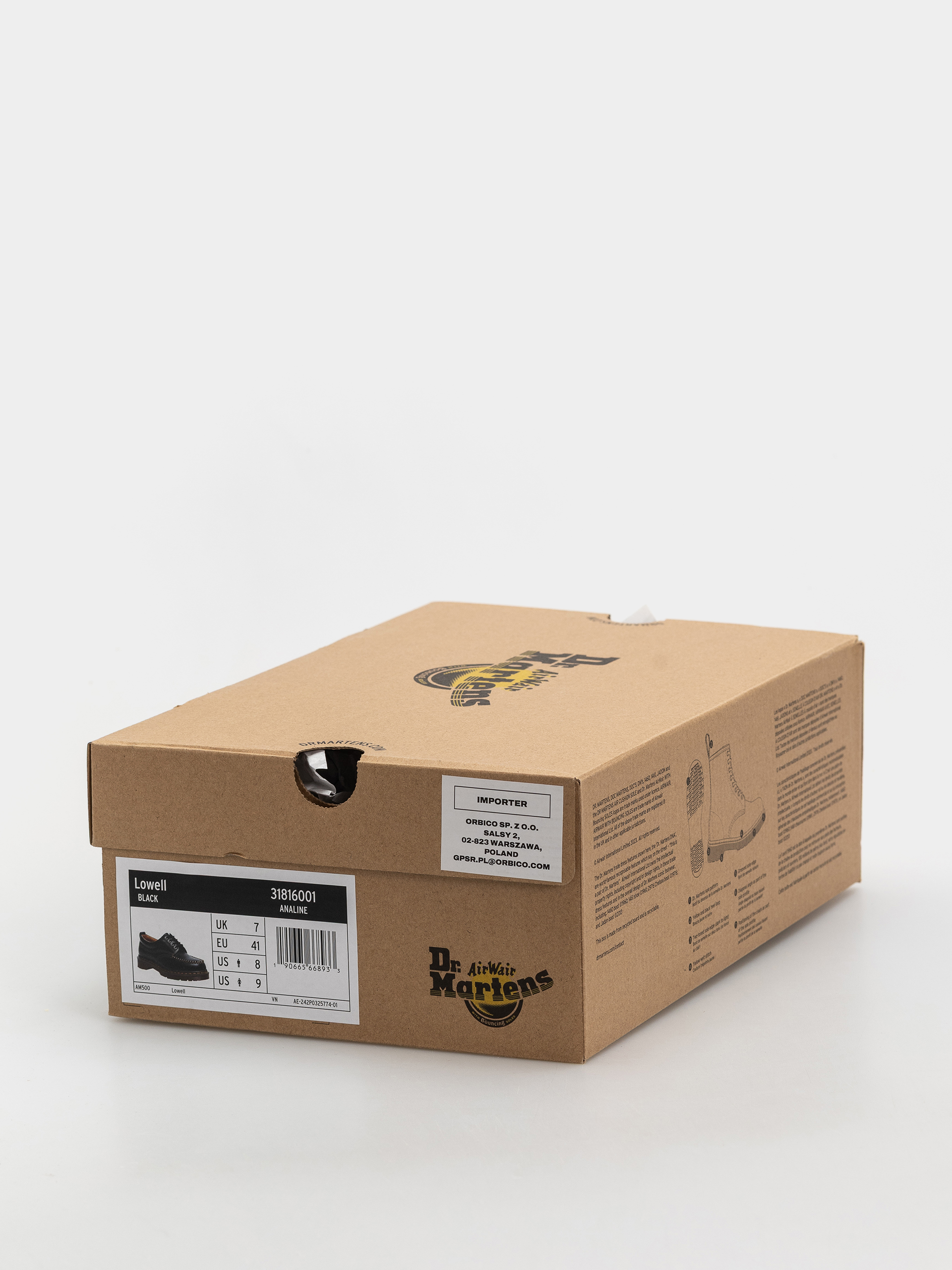 Pantofi Dr. Martens Lowell (black analine)