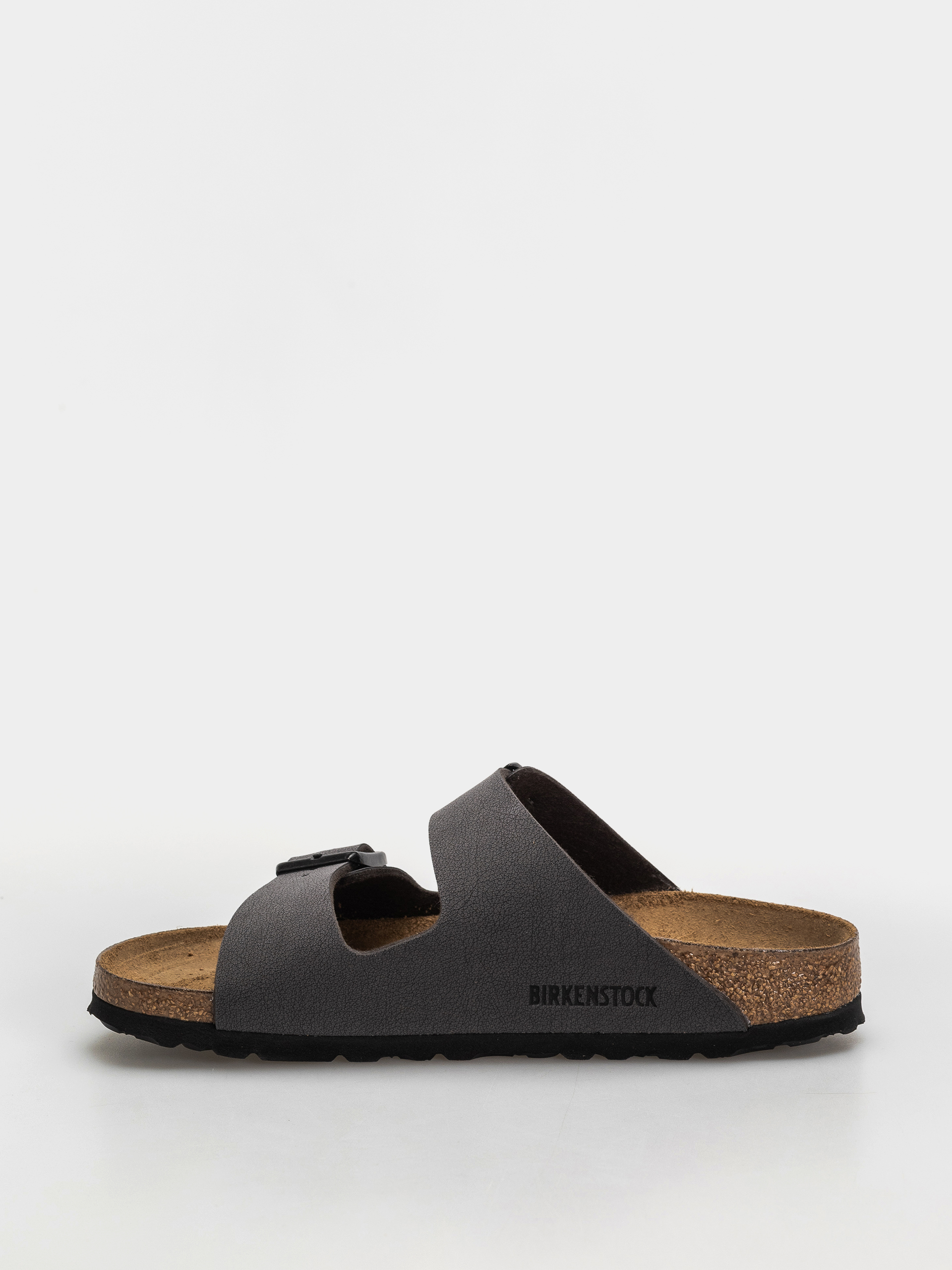 Șlapi Birkenstock Arizona Birkibuc Narrow (velvet gray/black)
