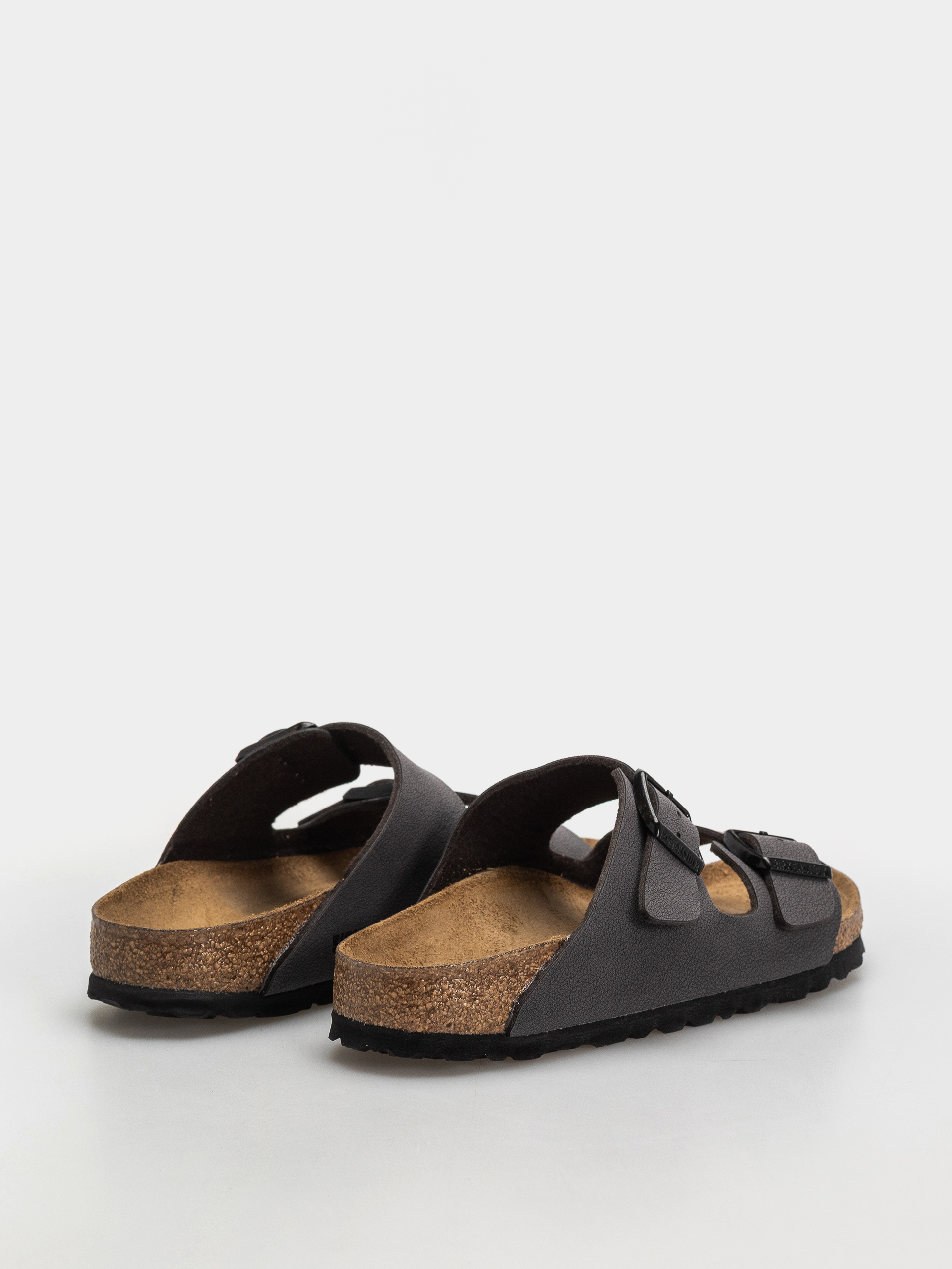Șlapi Birkenstock Arizona Birkibuc Narrow (velvet gray/black)