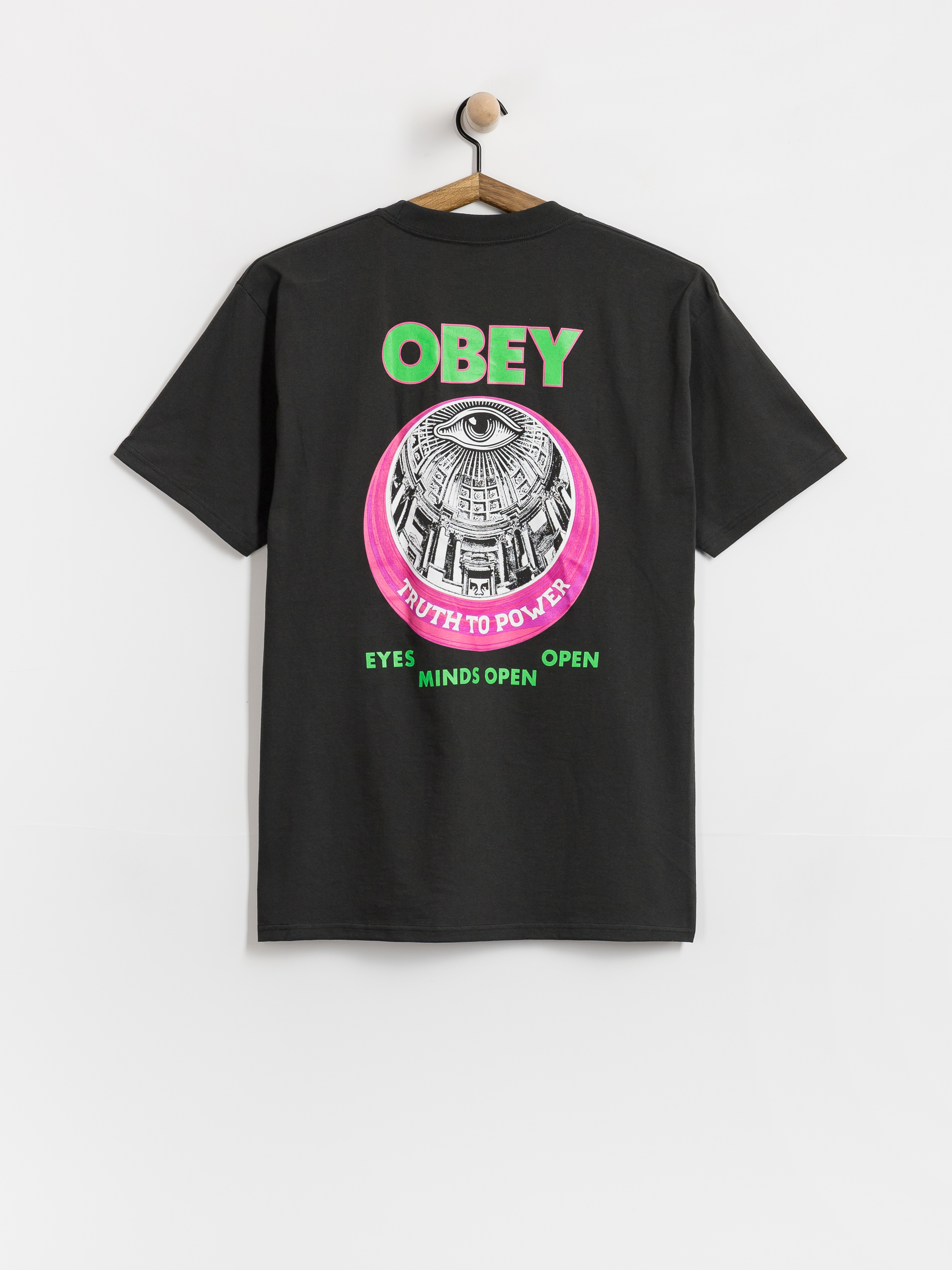 Tricou OBEY Truth To Power (vintage black)