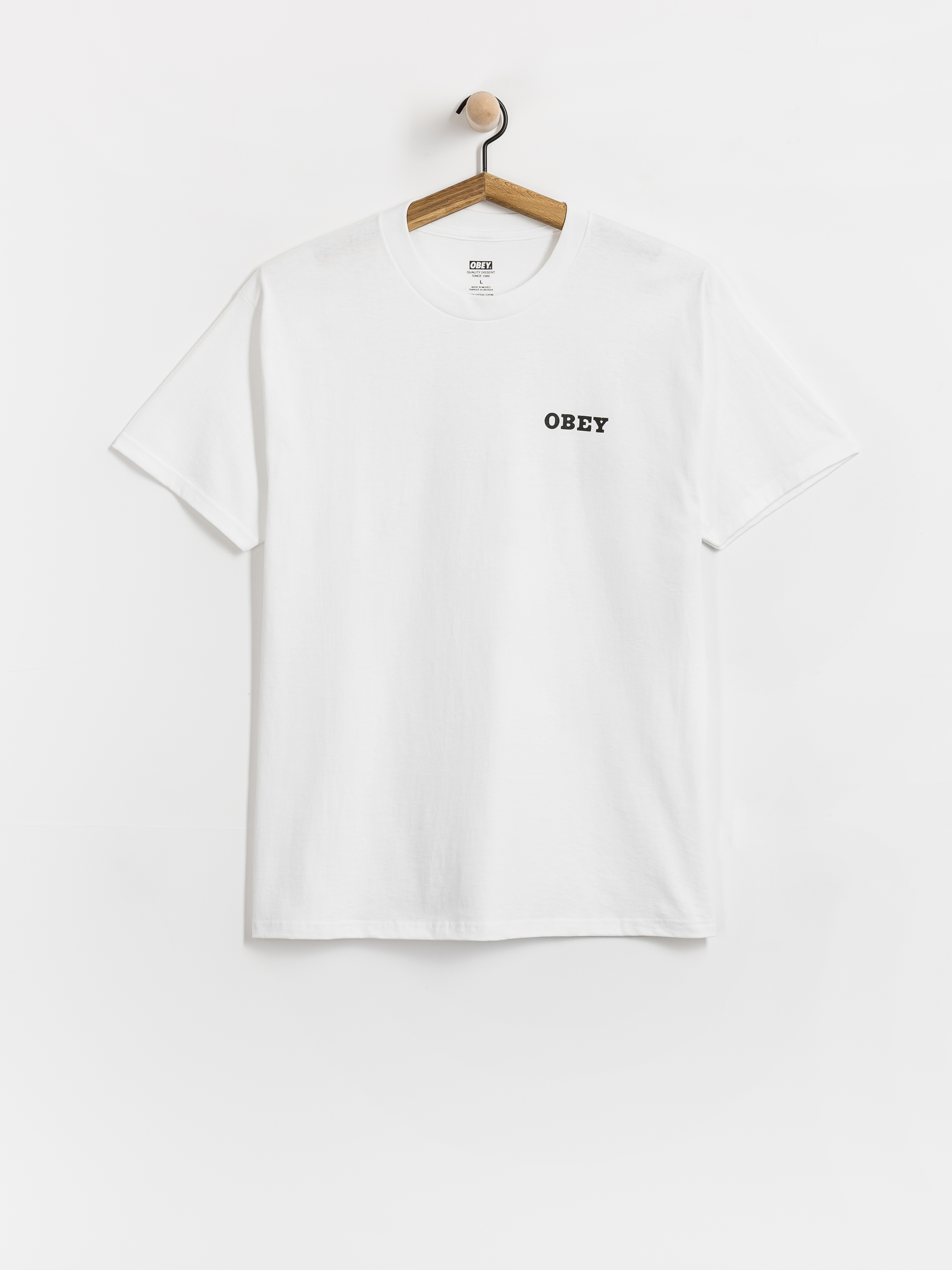 Tricou OBEY Savage Sounds Leopard (white)