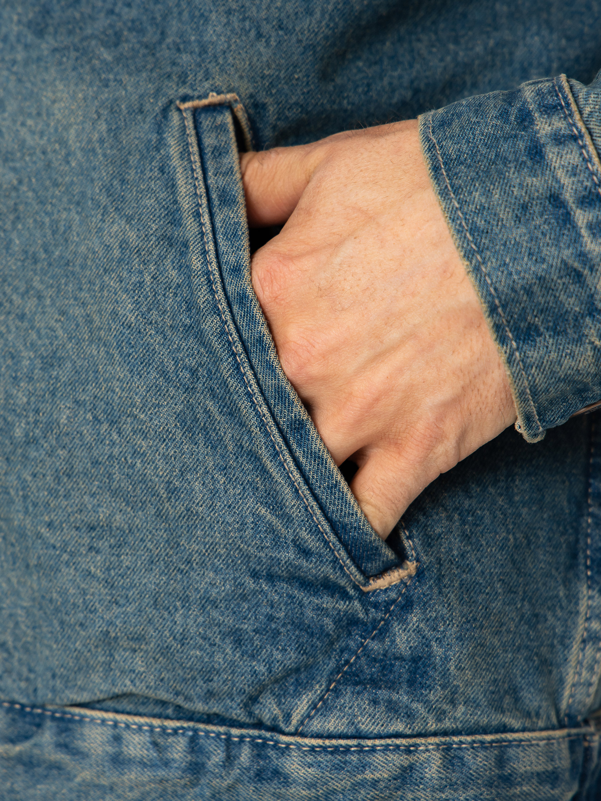 Geacă Dickies Denim Painter (khaki tinted blue)