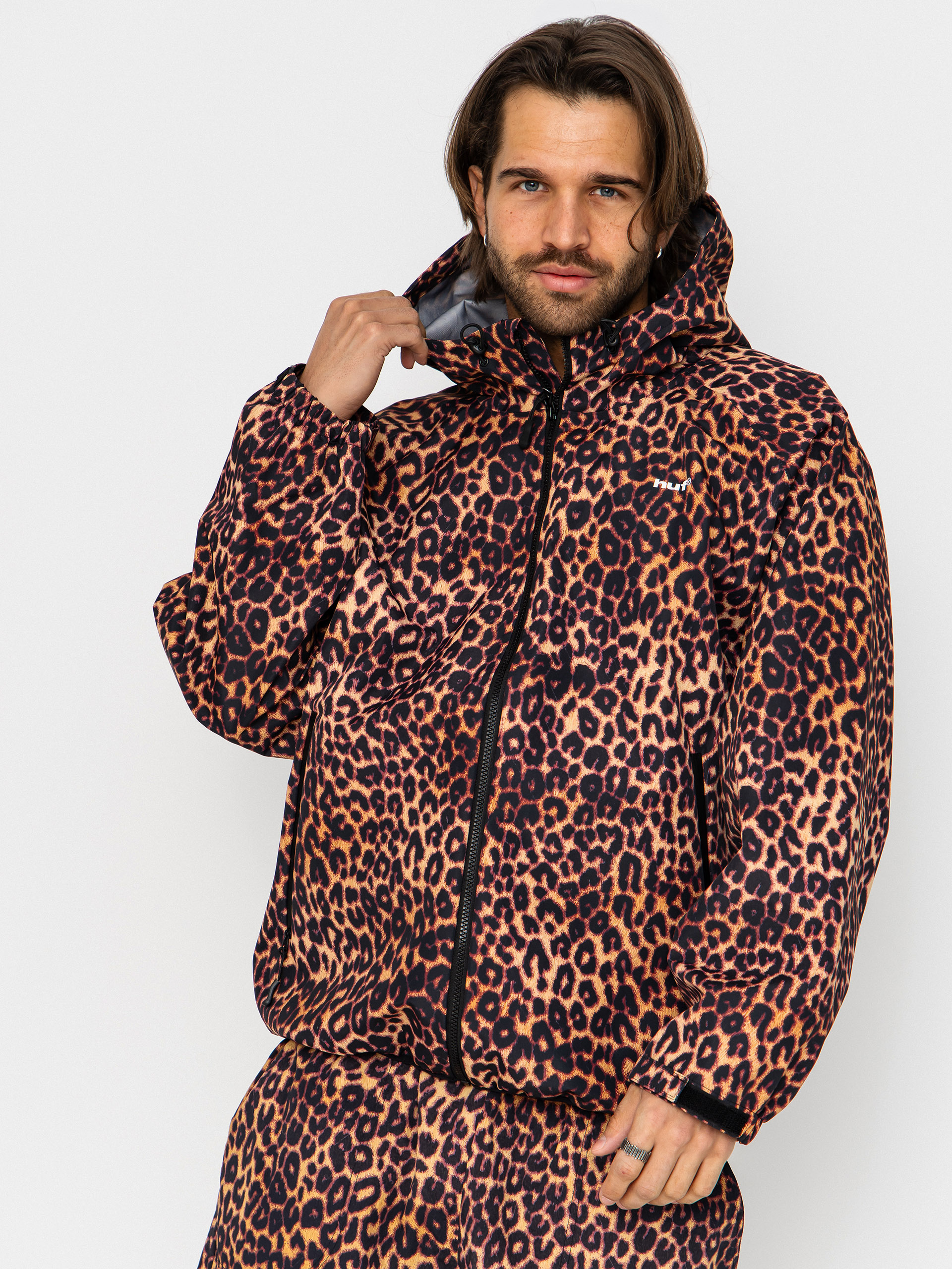 Geacă HUF Rainier Printed Shell (brown)