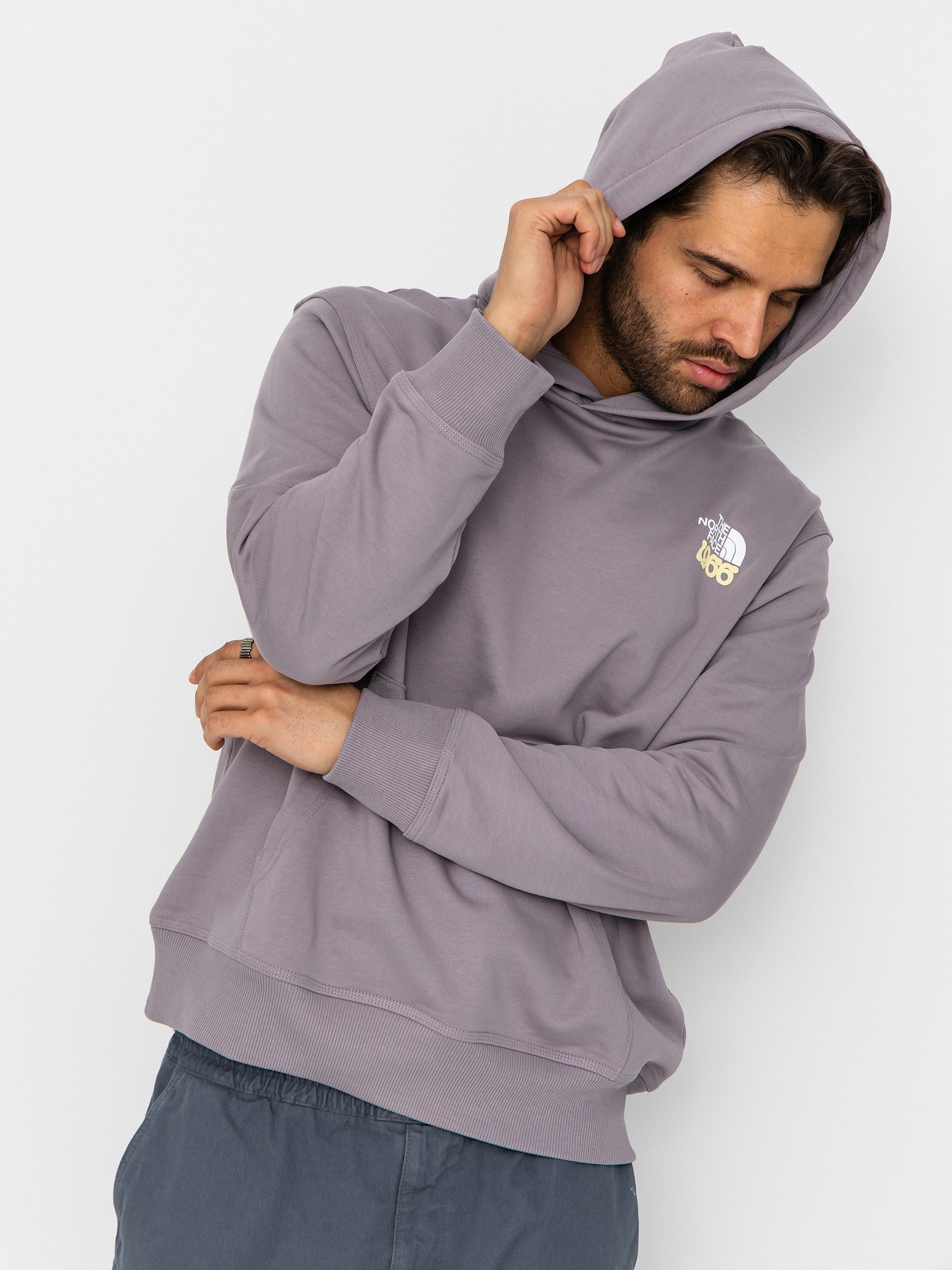 Hanorac cu glugă The North Face Motion Relaxed HD (transcendent gr)
