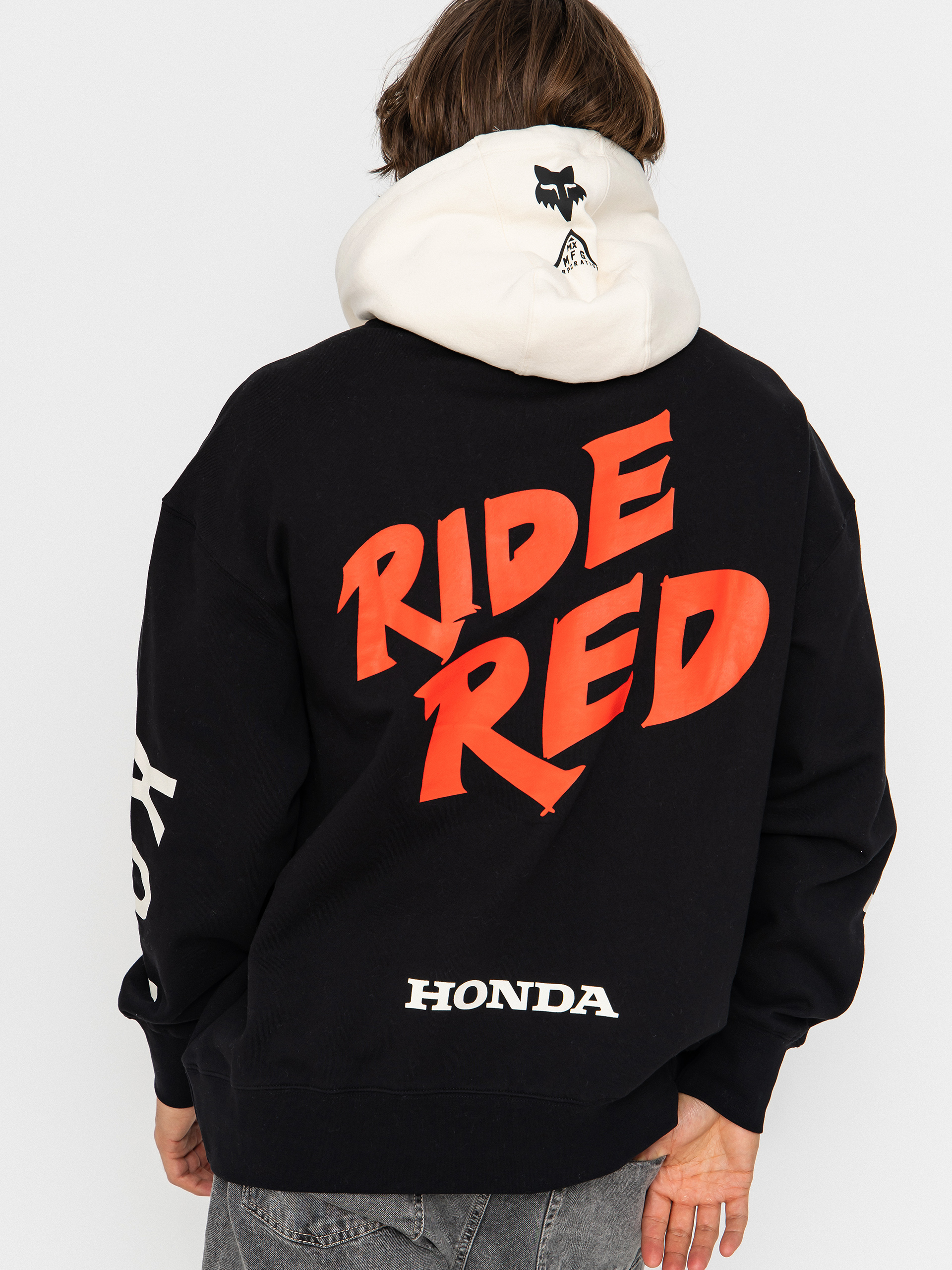 Hanorac cu glugă Fox Honda Heavyweight HD (black)
