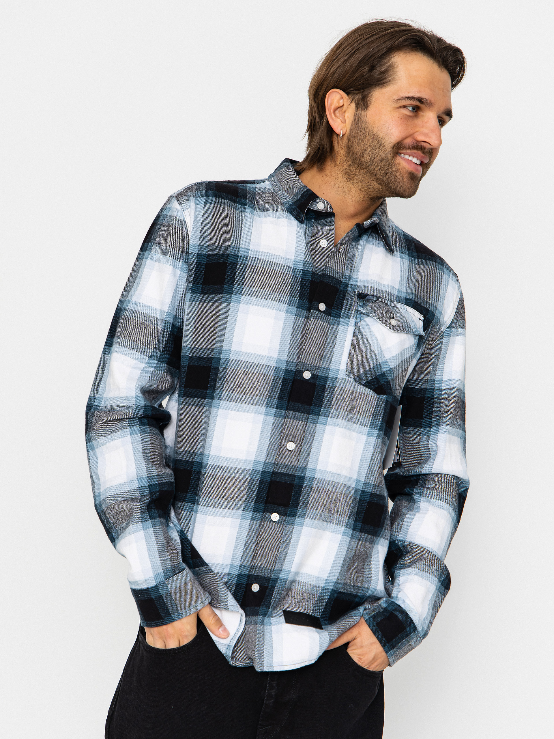 Cu0103mau0219u0103 DC Marshal Flannel (storm blue)