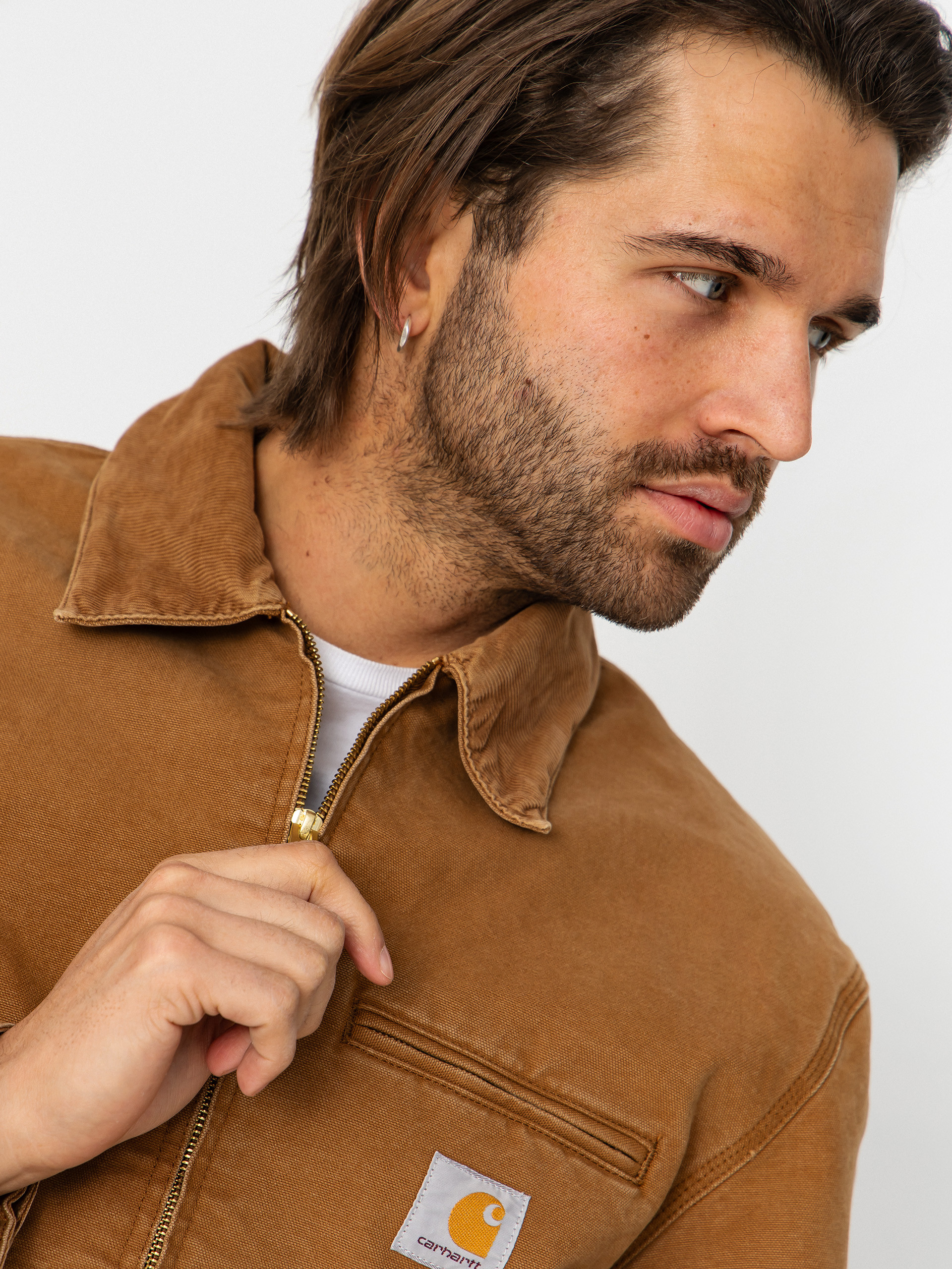 Geacă Carhartt WIP Detroit (hamilton brown/hamilton brown)