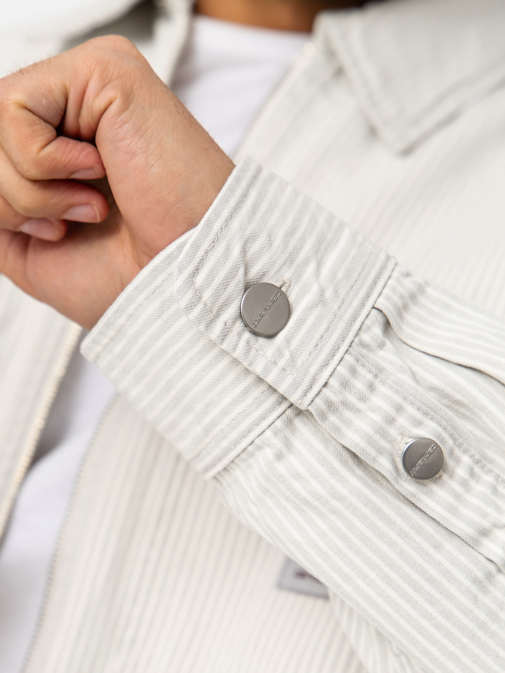 Geacă Carhartt WIP Mercer (mercer stripe/graphite/wax)