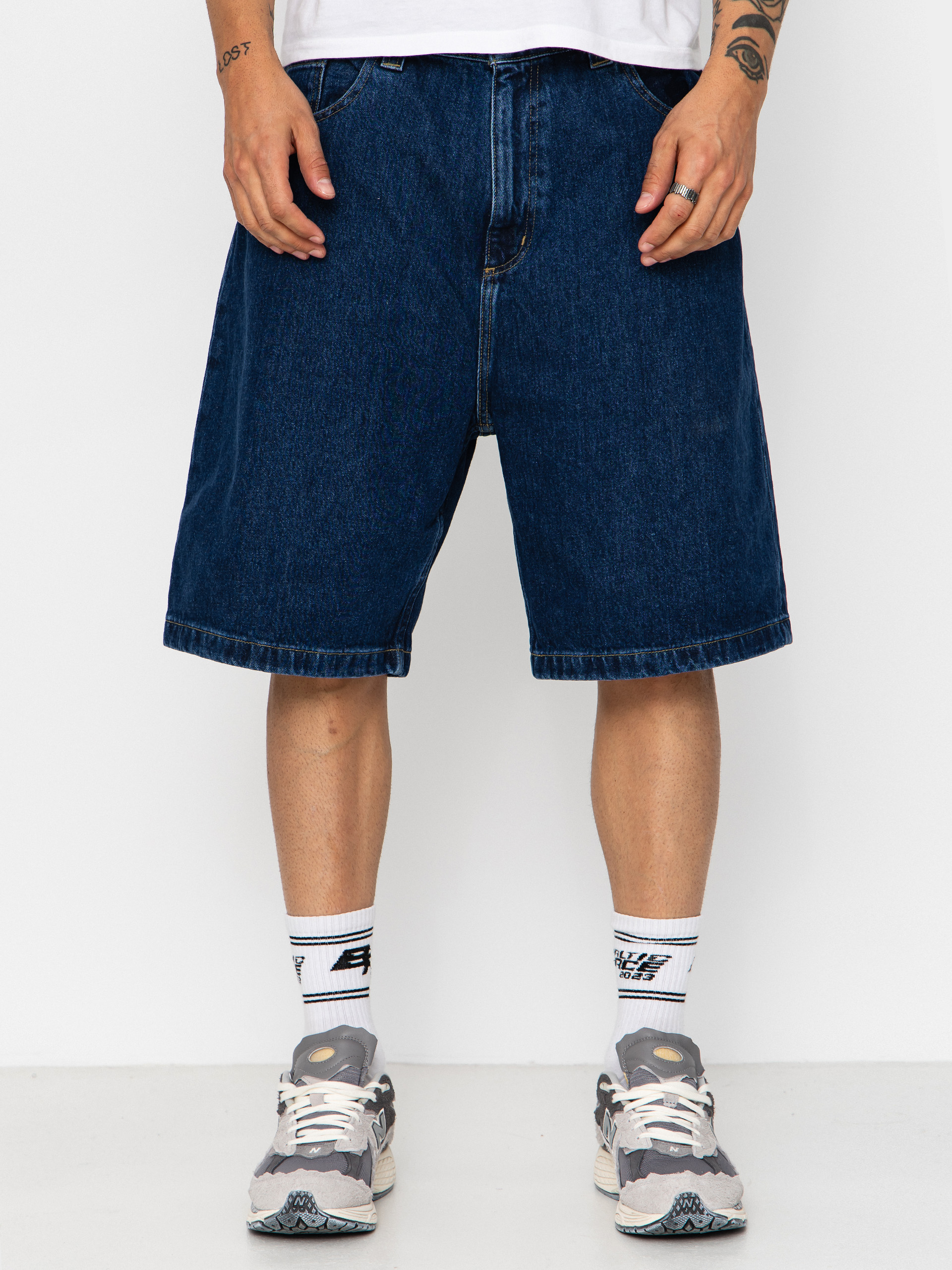 Pantaloni scuru021bi Carhartt WIP Brandon (blue stone washed)