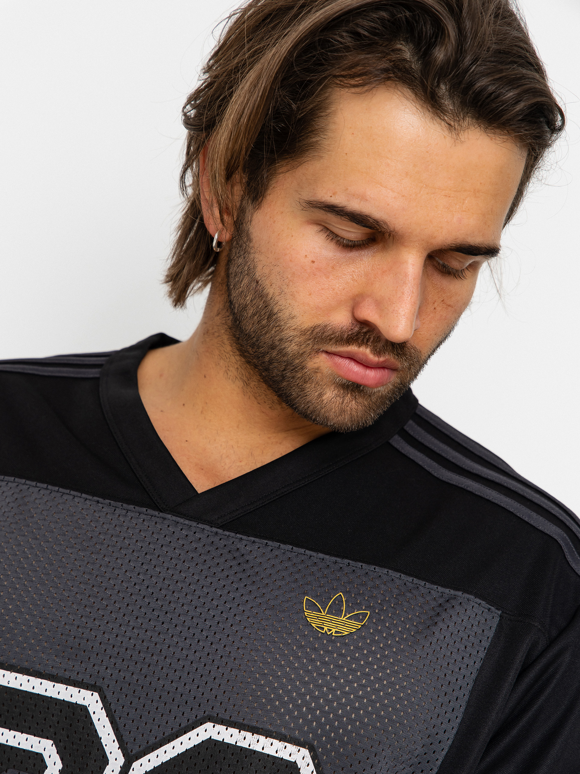 Tricou adidas Tyshawn Jrsy (black/ironmt/carbon)