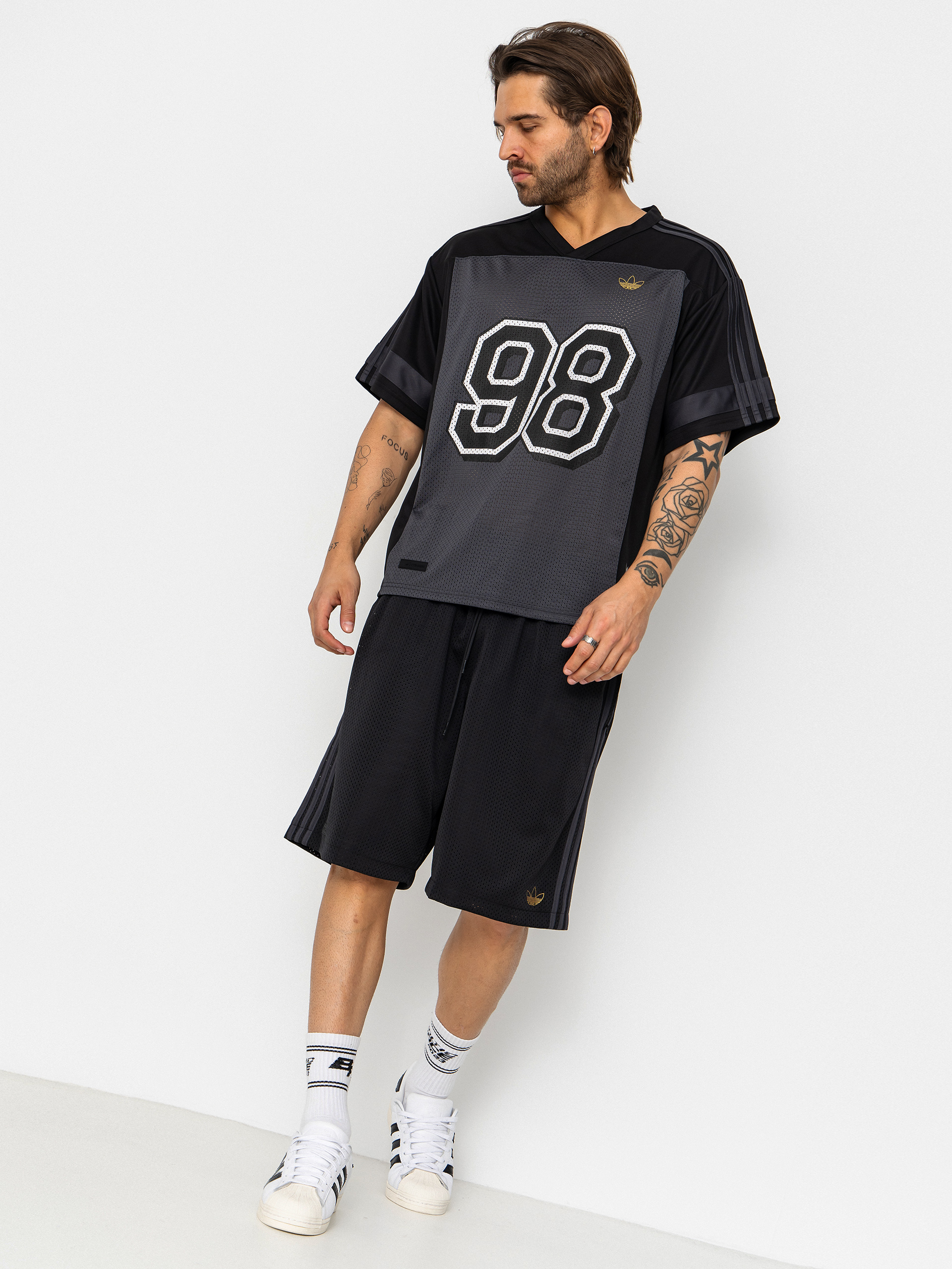 Tricou adidas Tyshawn Jrsy (black/ironmt/carbon)
