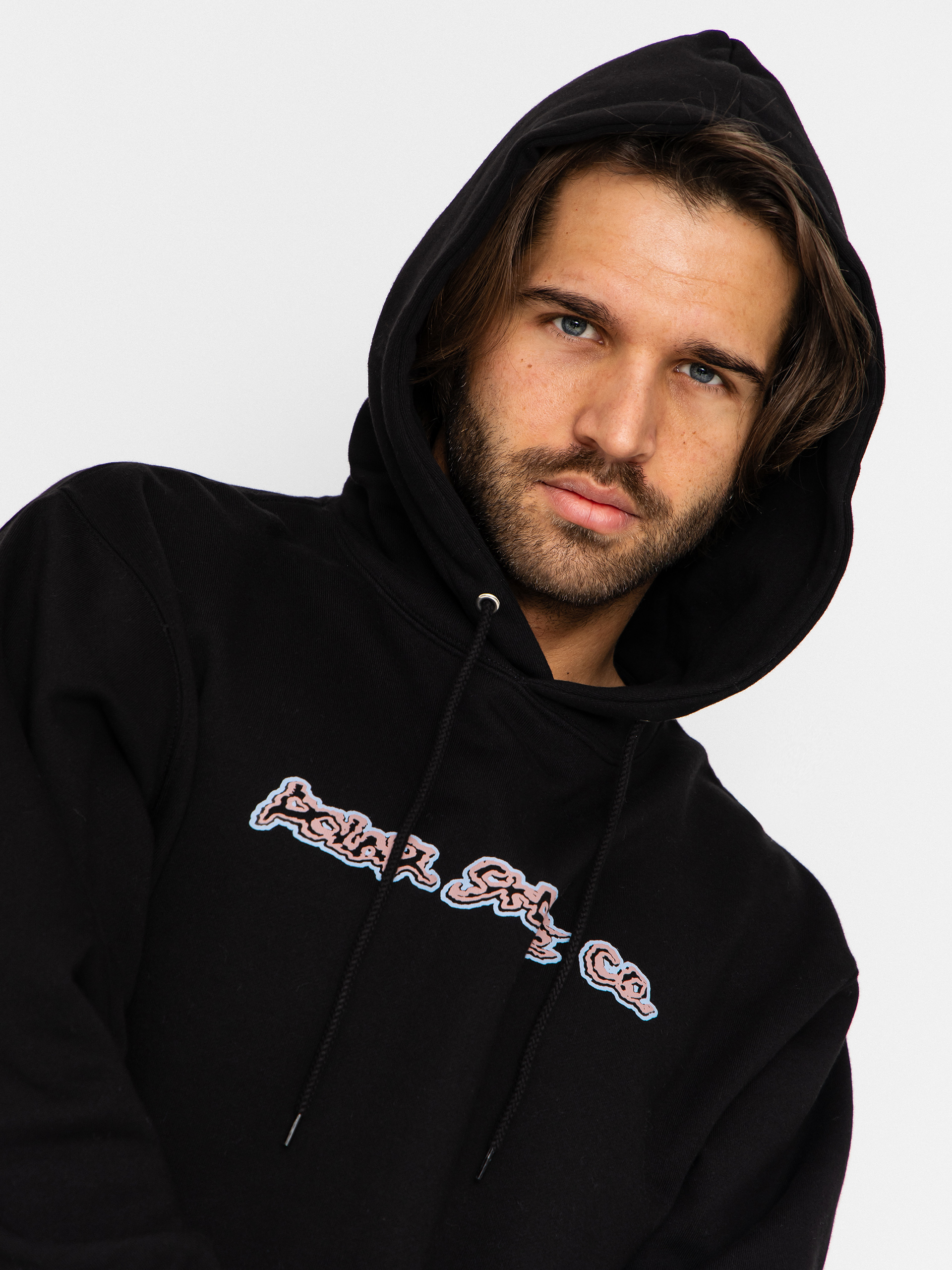 Hanorac cu glugă Polar Skate Dave Lovely Day HD (black)