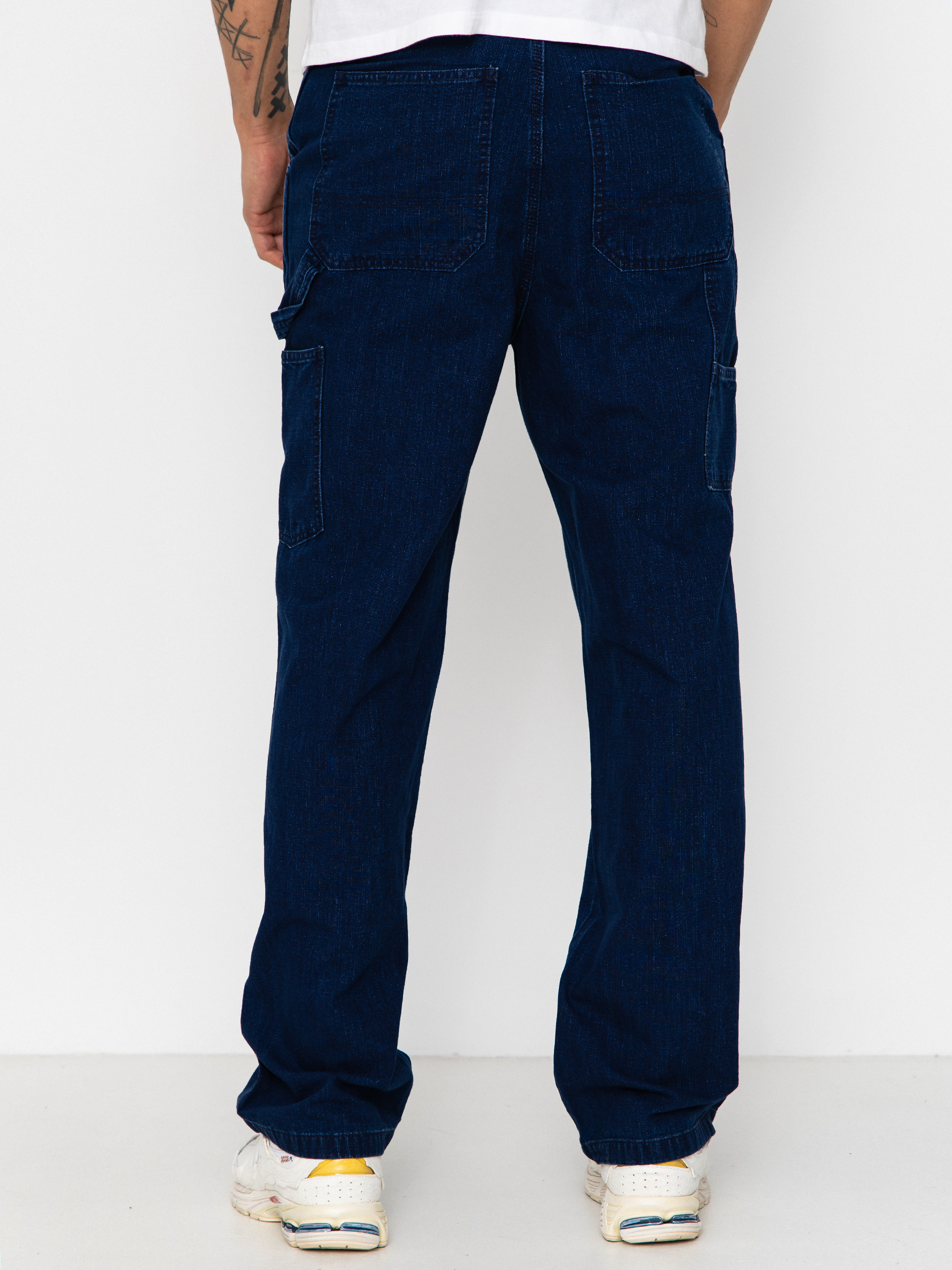 Pantaloni Deus Ex Machina Big Fella Chambray (indigo)