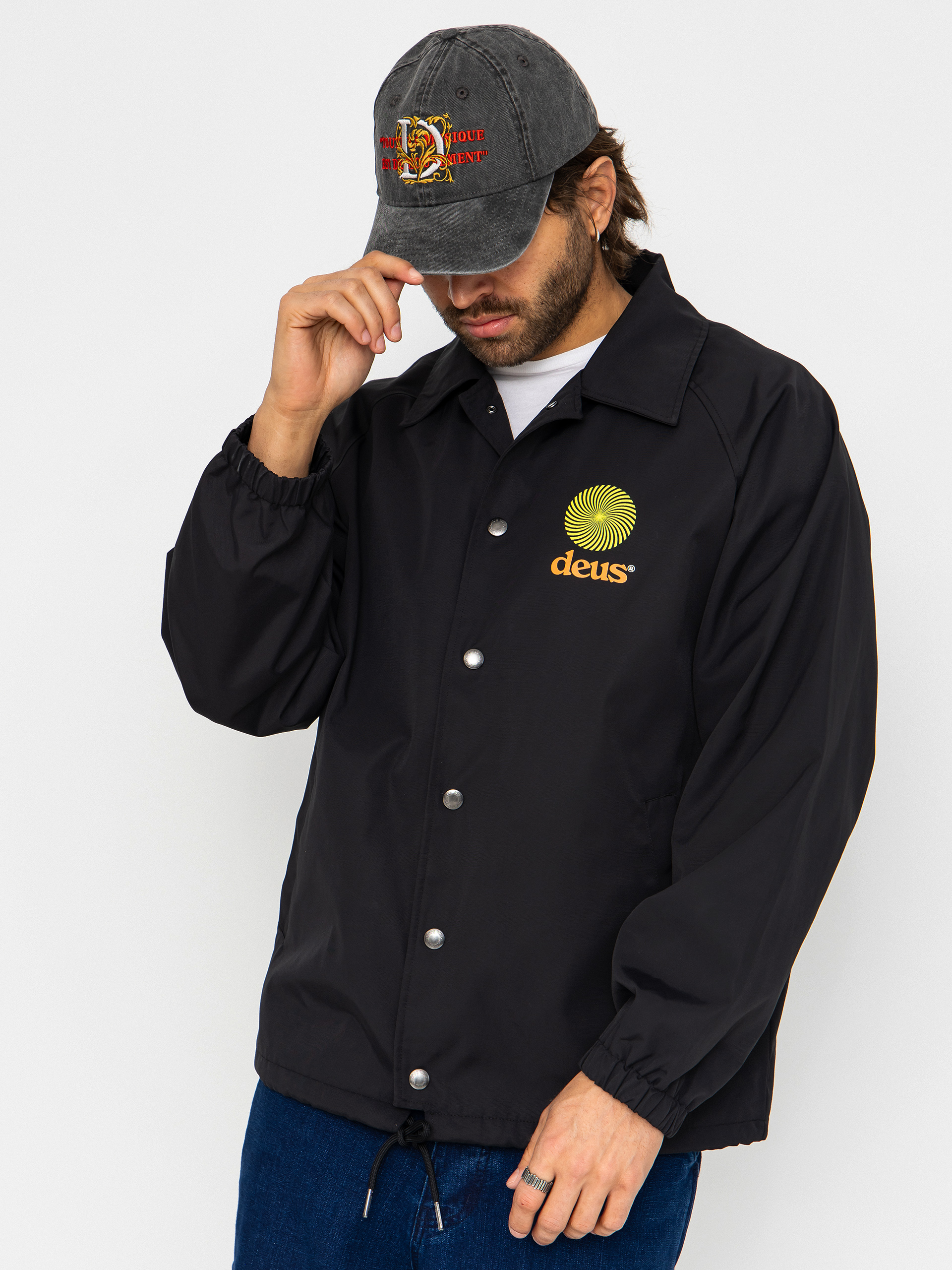 Geacă Deus Ex Machina Strata Coach (black)