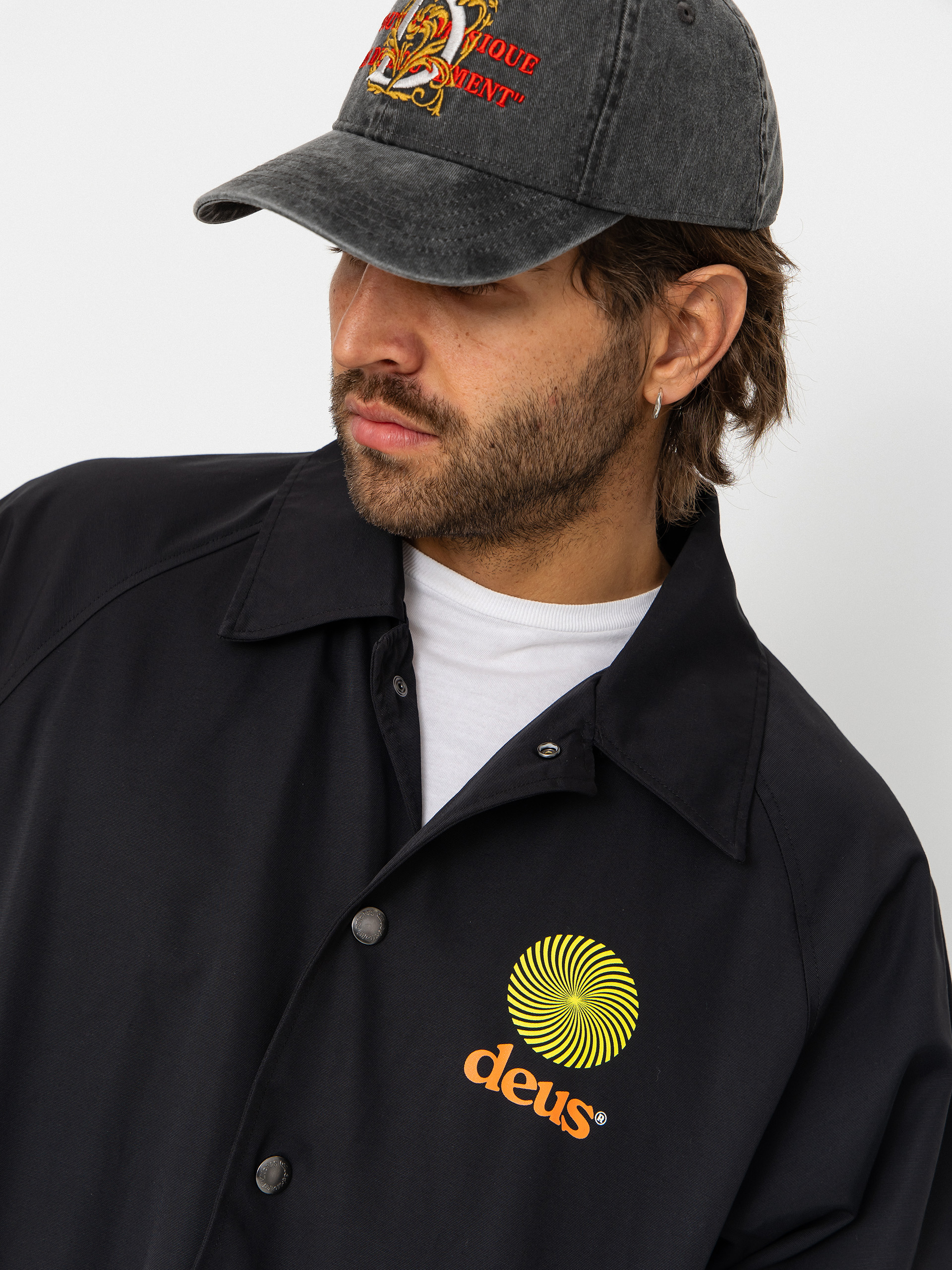 Geacă Deus Ex Machina Strata Coach (black)