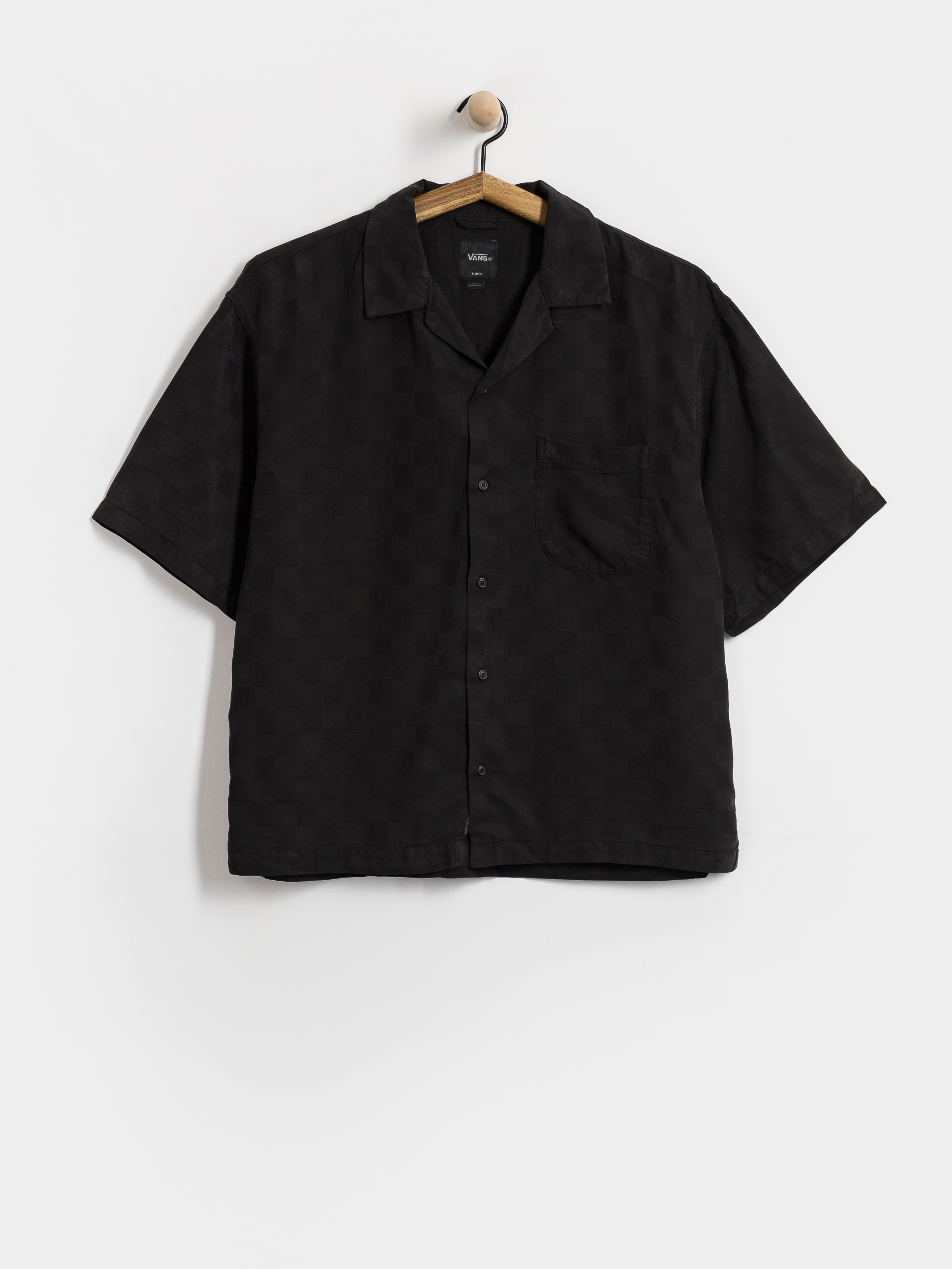 Cu0103mau0219u0103 Vans Van Doren Tencel Check Camp (black)