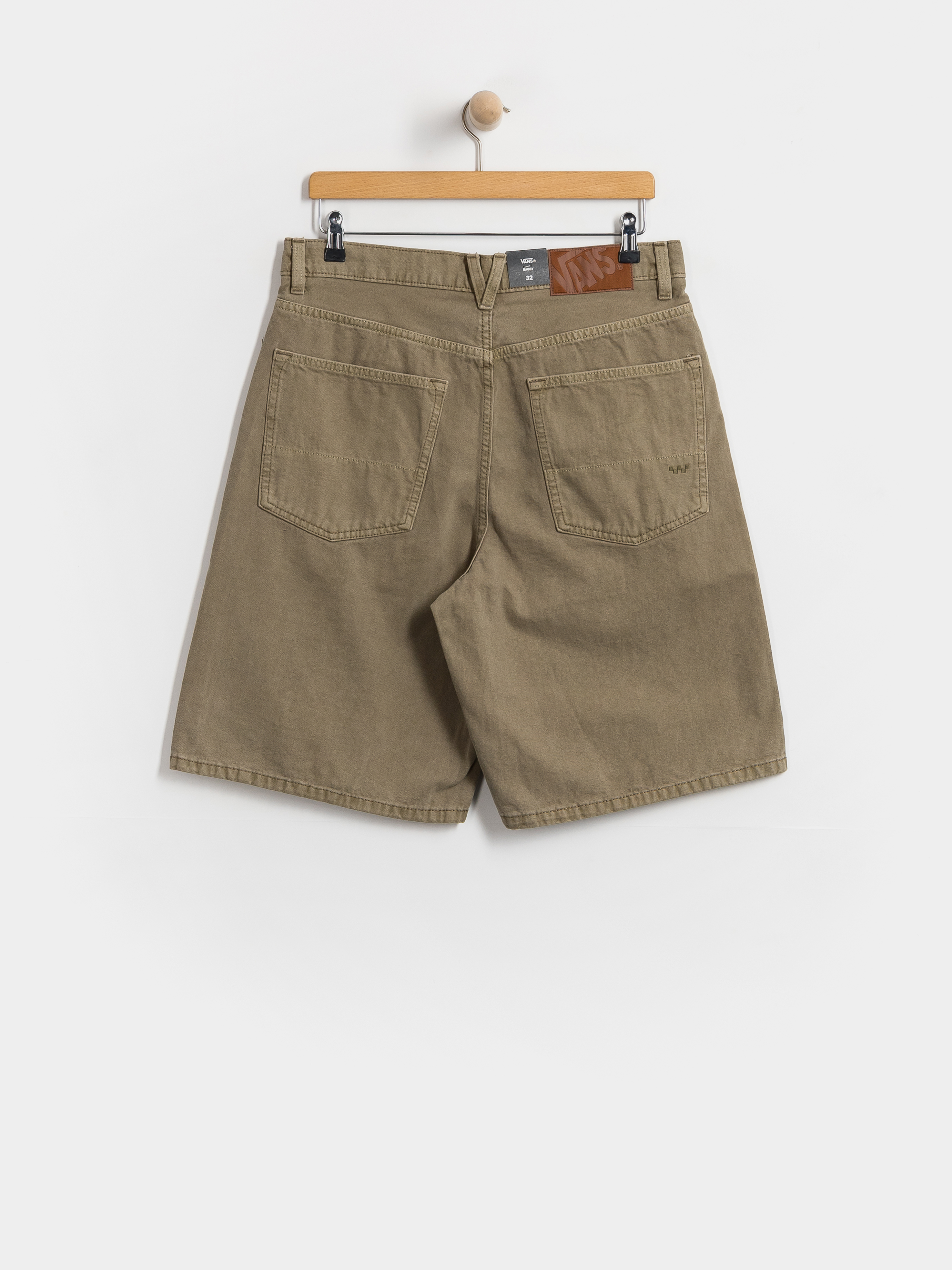 Pantaloni scurți Vans Lx Check 5 Baggy Denim (bay leaf)