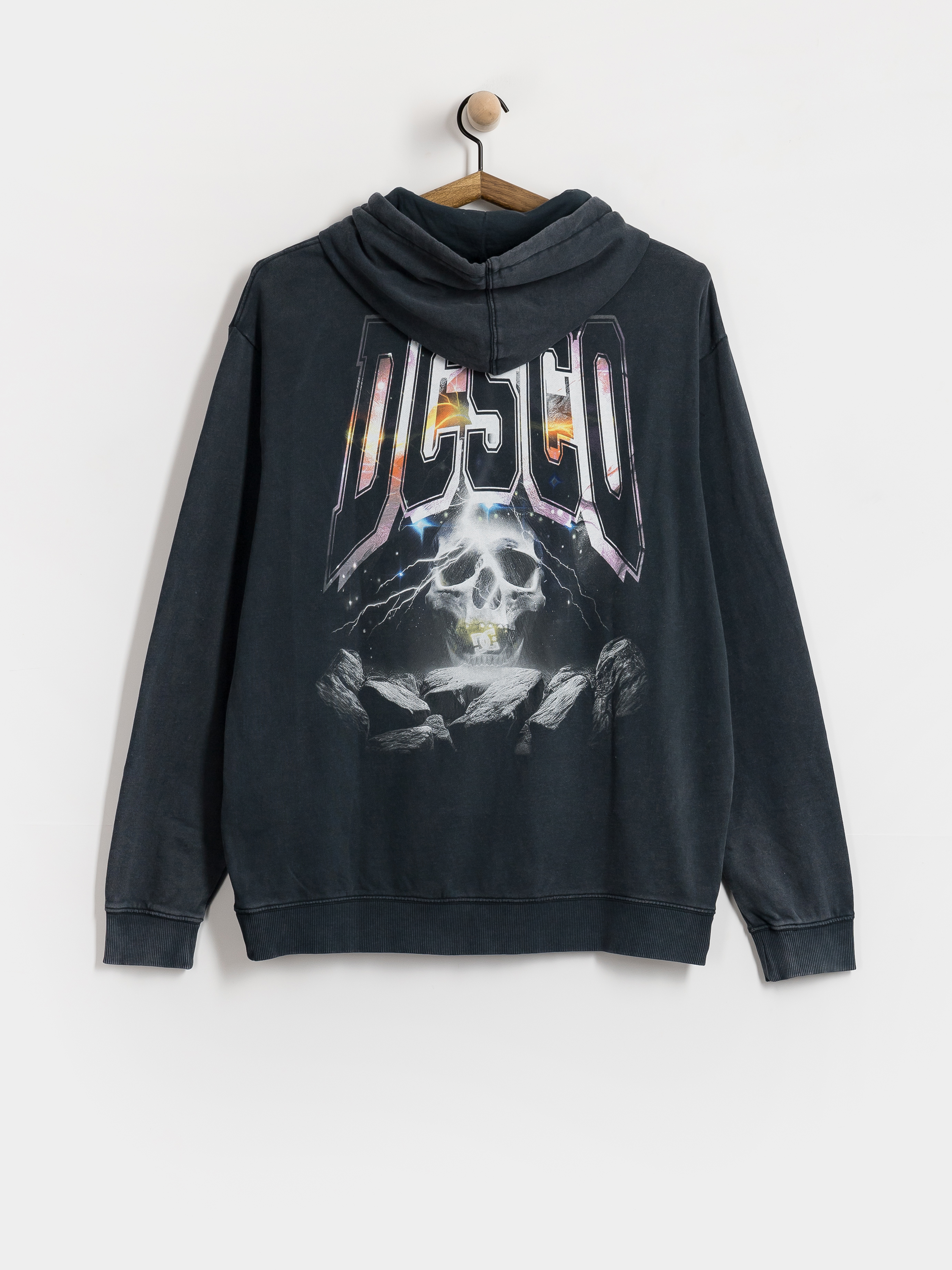 Hanorac cu glugă DC Skull Storm HD (black)
