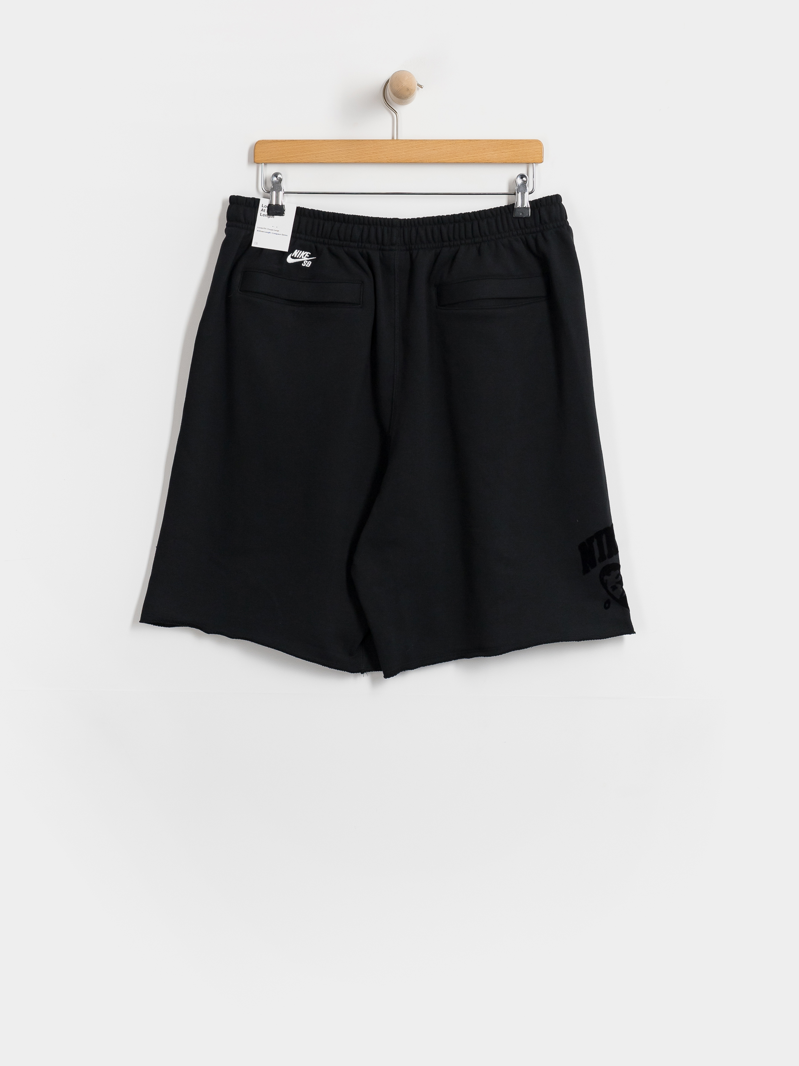 Pantaloni scurți Nike SB Gfx Flc (black/white)