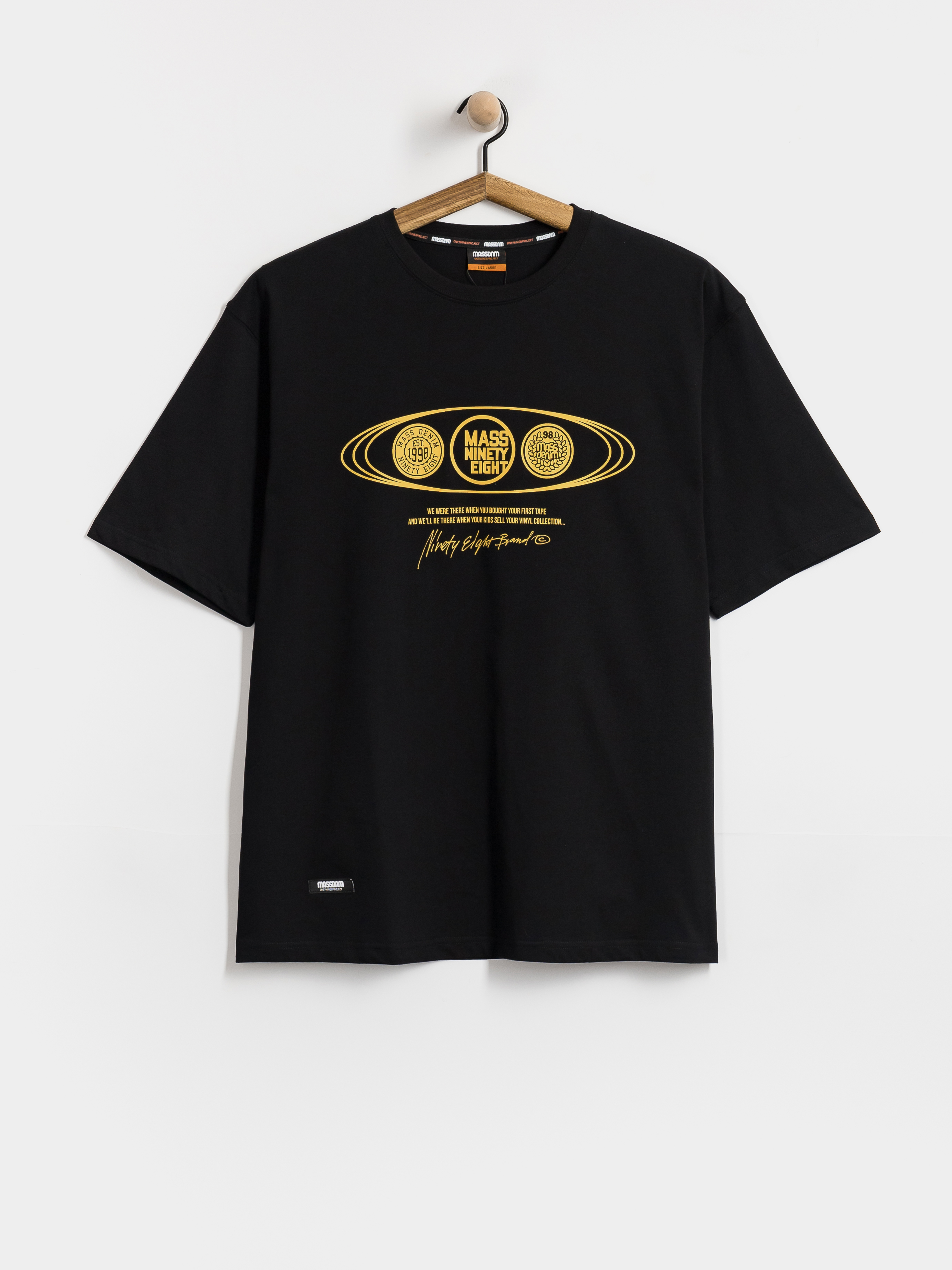 Tricou MassDnm Global (black)