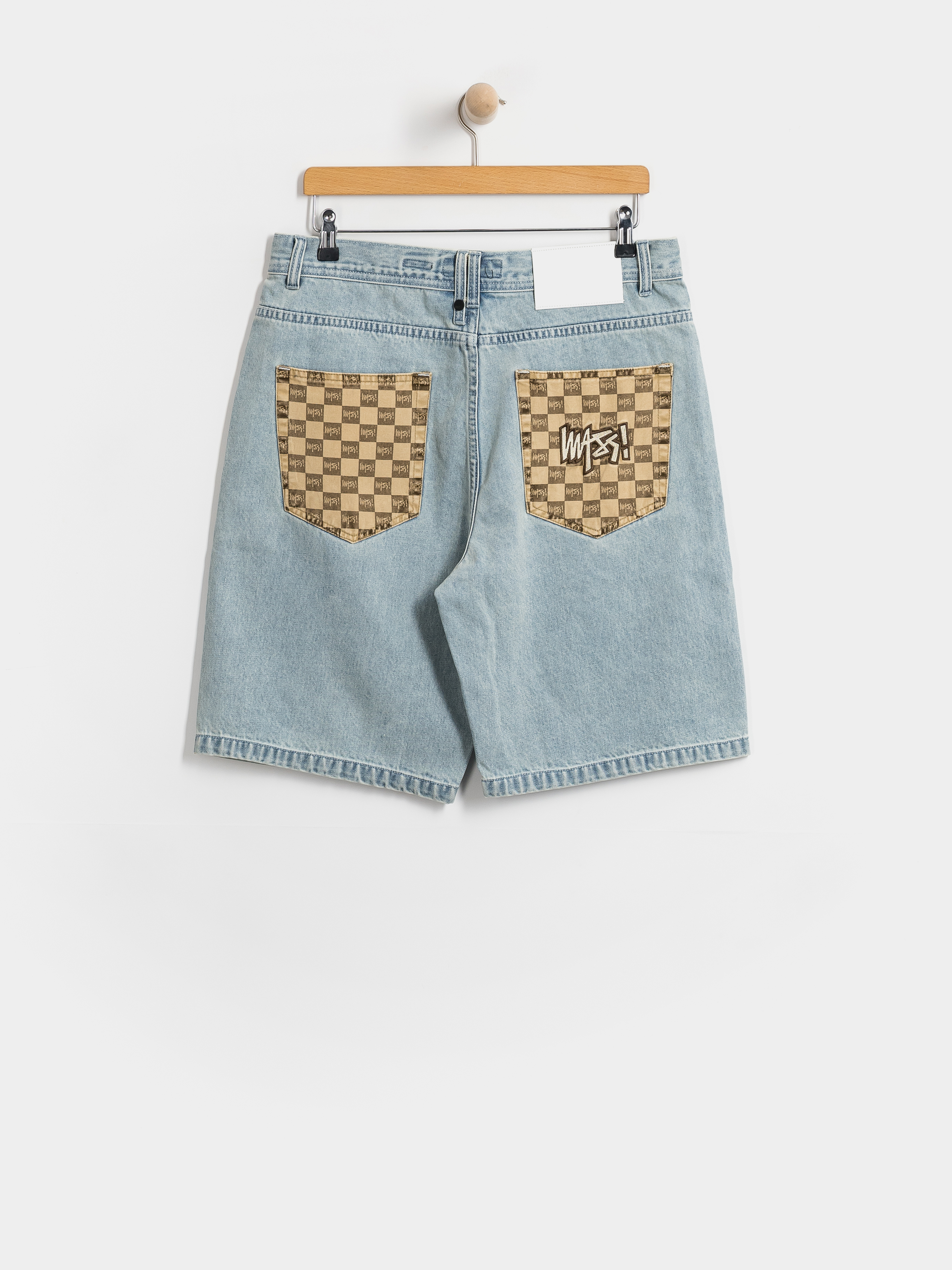 Pantaloni scurți MassDnm Jeans Higher (lt blue)