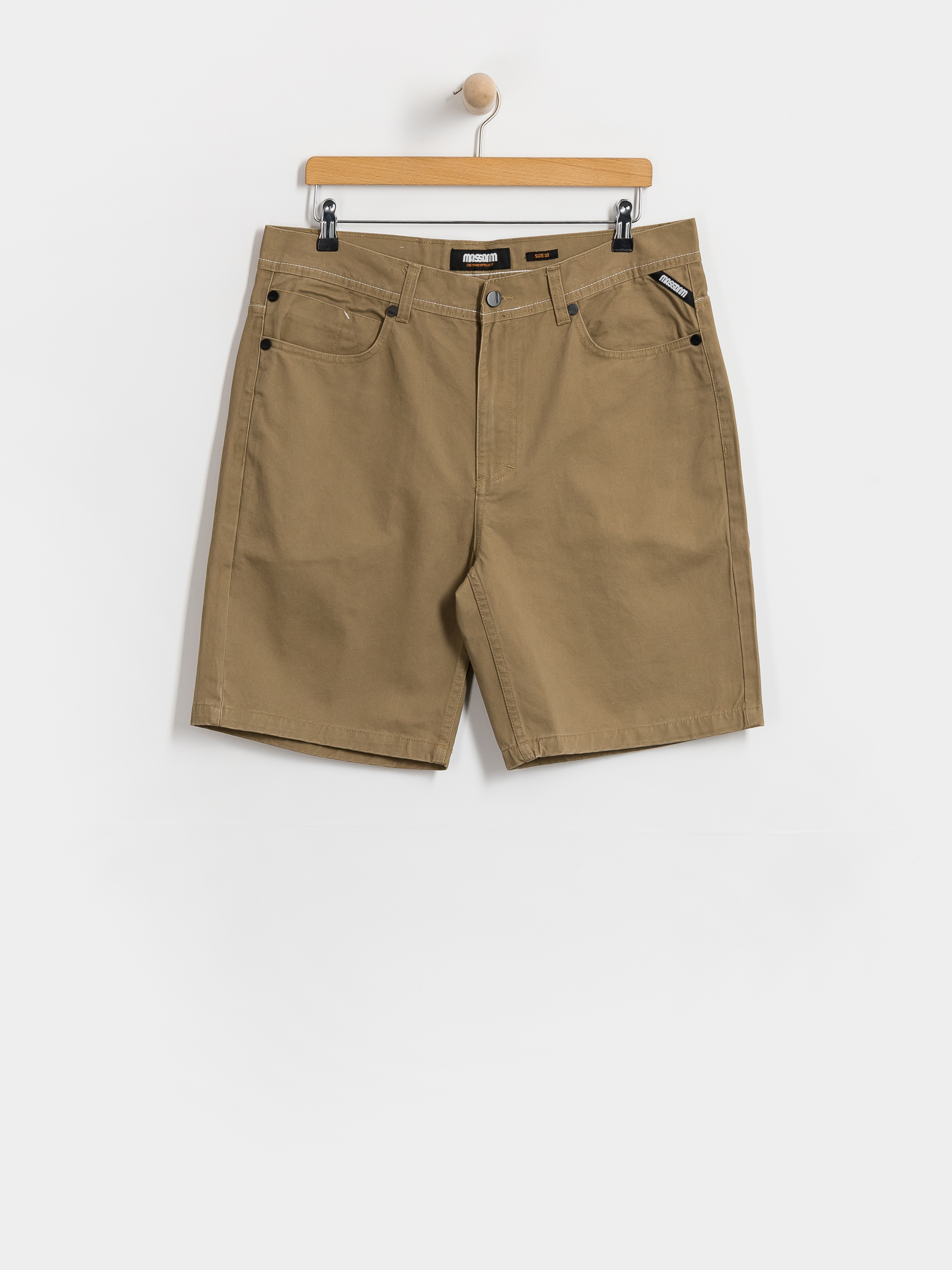 Pantaloni scurți MassDnm Box (beige)