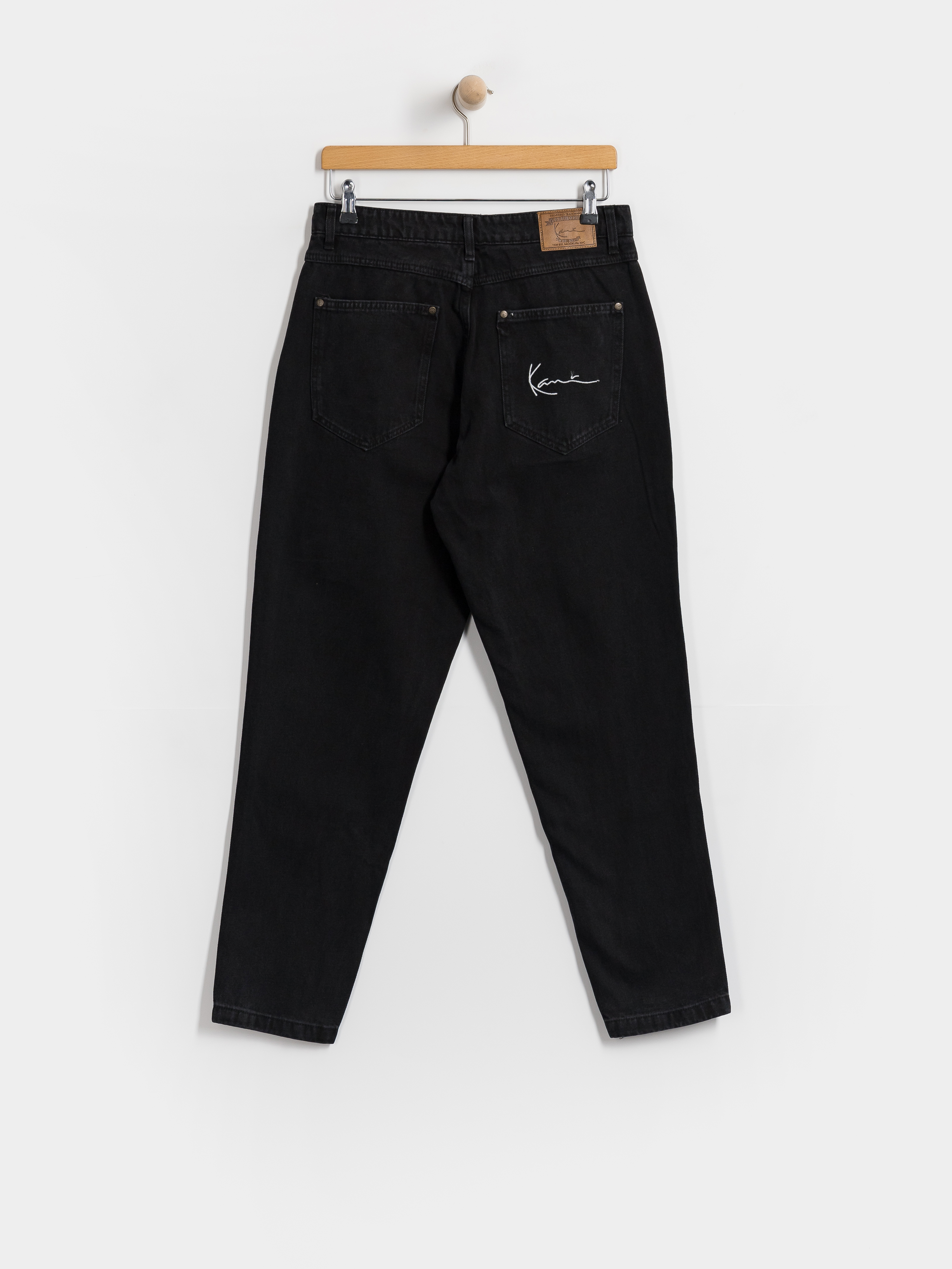 Pantaloni Karl Kani Small Signature Tapered Five Pocket Denim (black)