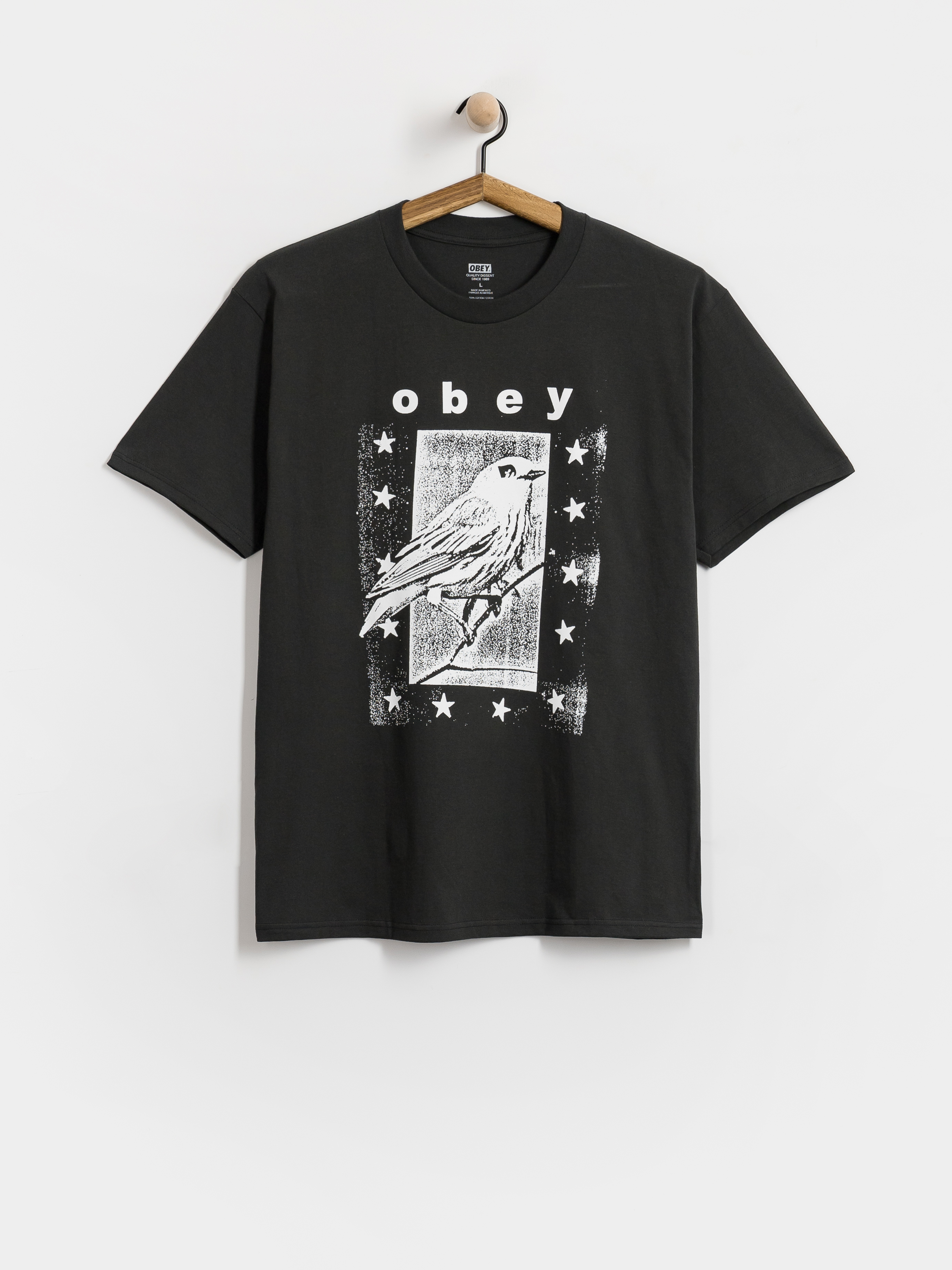 Tricou OBEY Fly Away (vintage black)