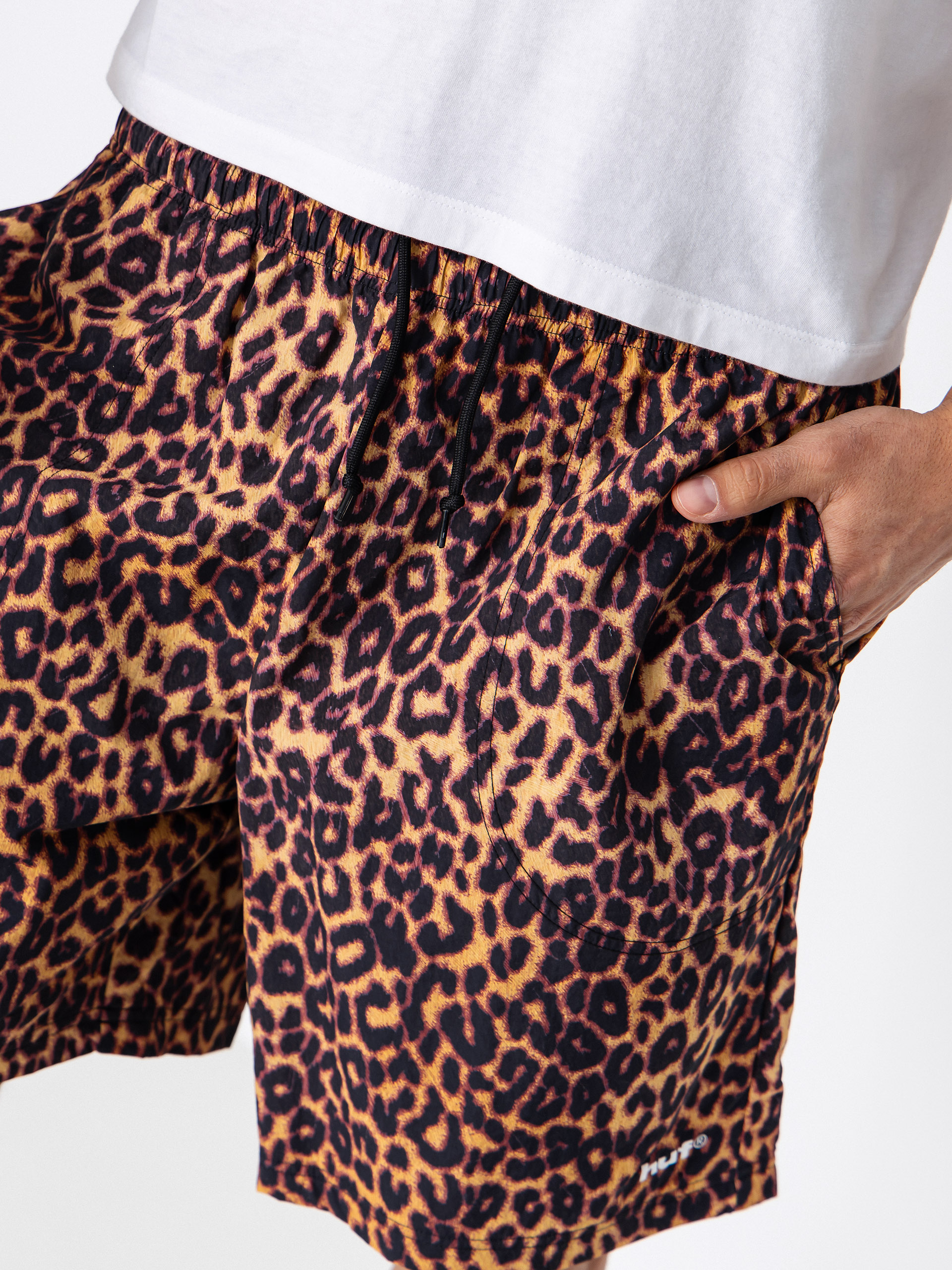 Pantaloni scurți HUF 89 Printed Easy (brown)